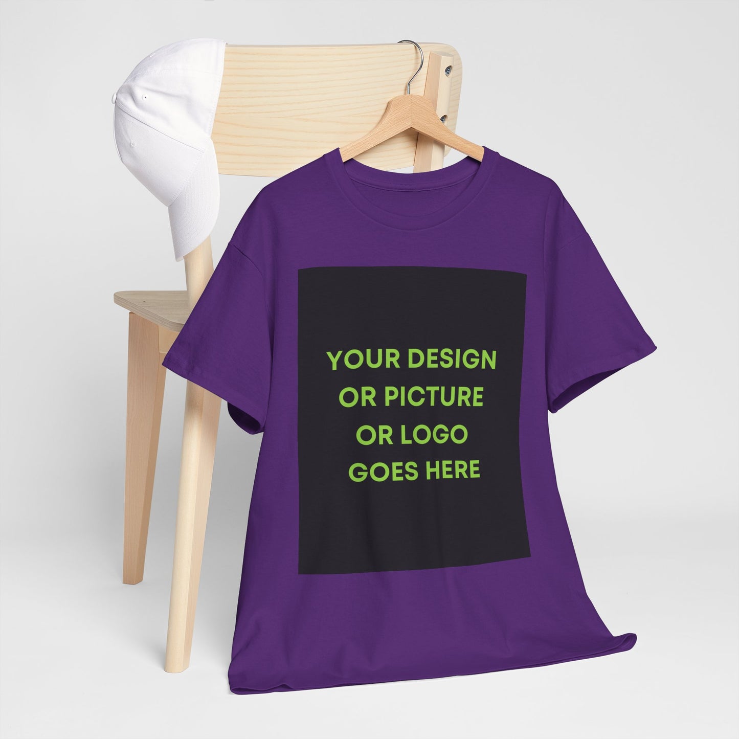 Custom Photo & Text T‑Shirt — Personalized Front/Back Print Tee