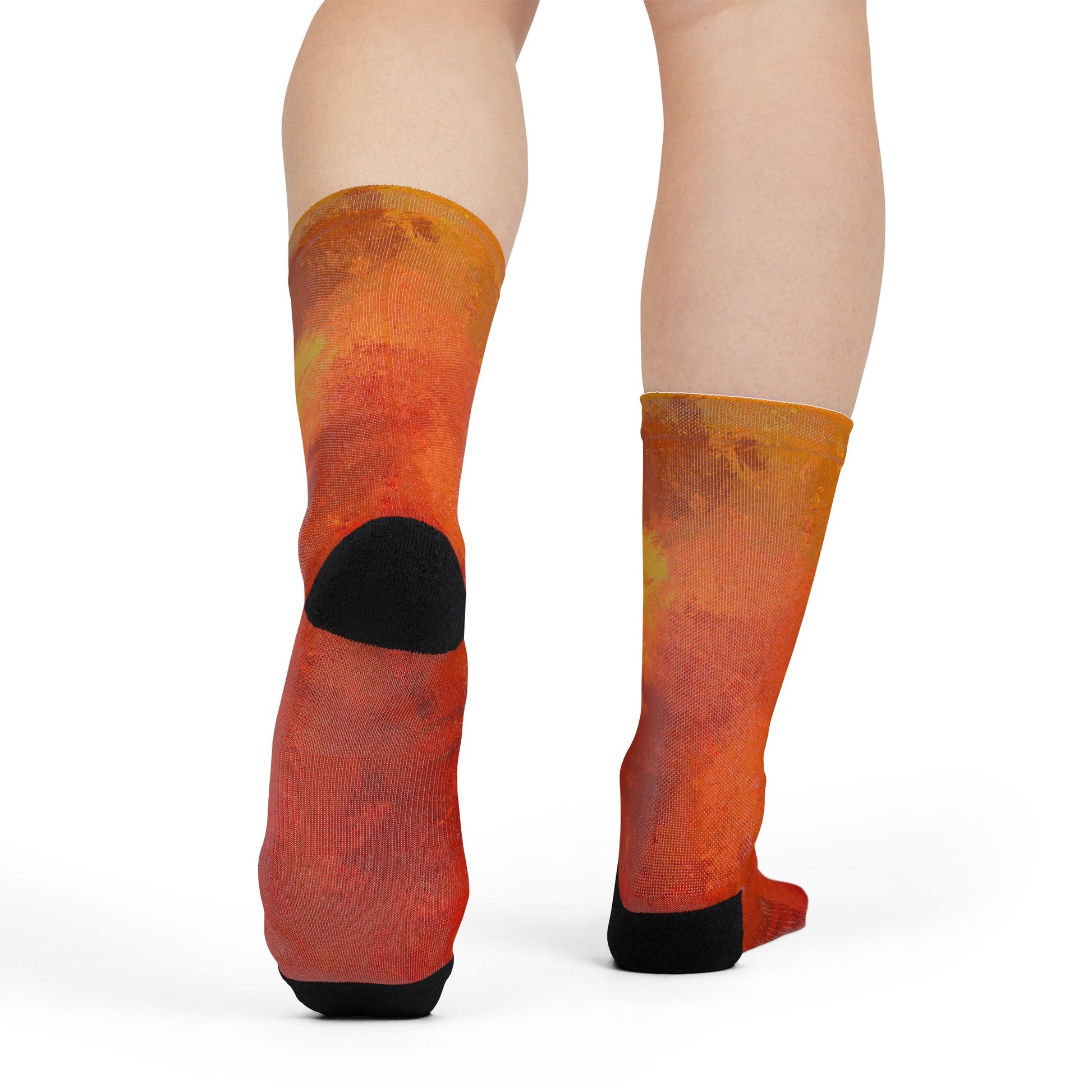 Sublimation Crew Socks - With Fall Design image 5