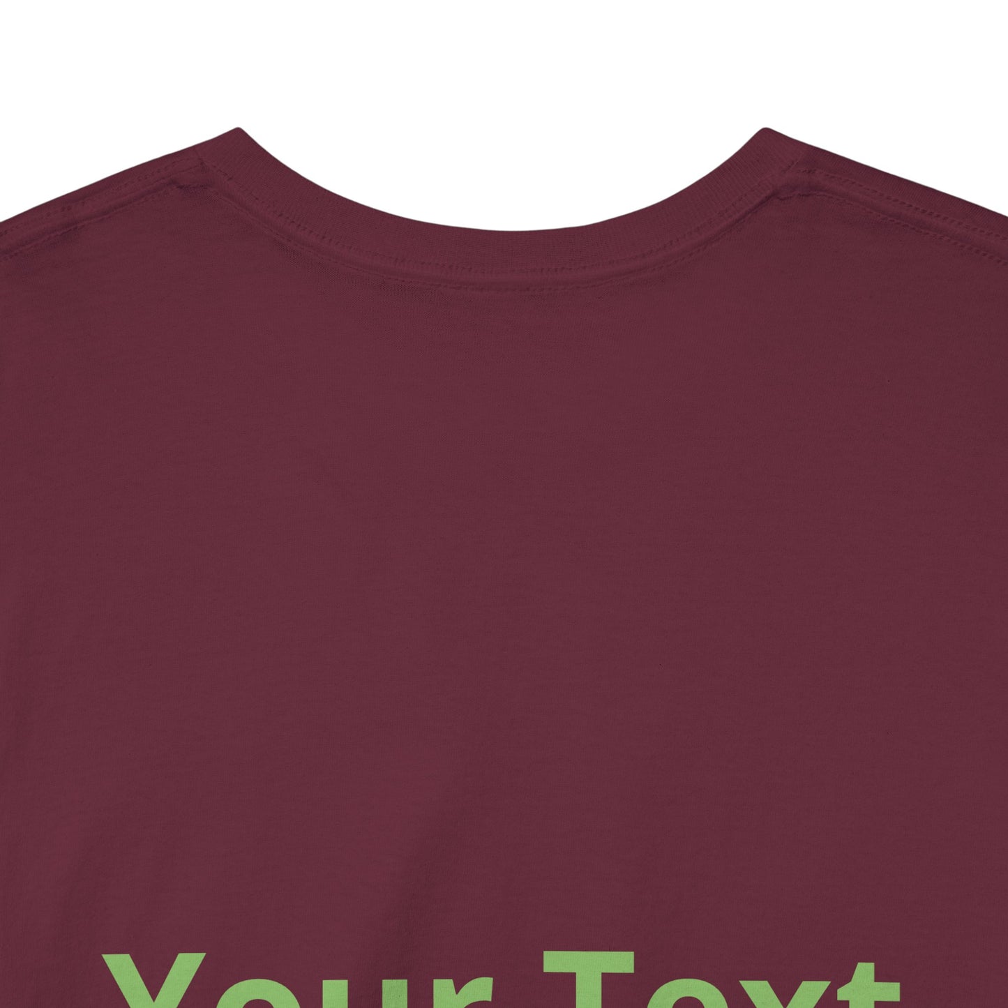 Custom Photo & Text T‑Shirt — Personalized Front/Back Print Tee