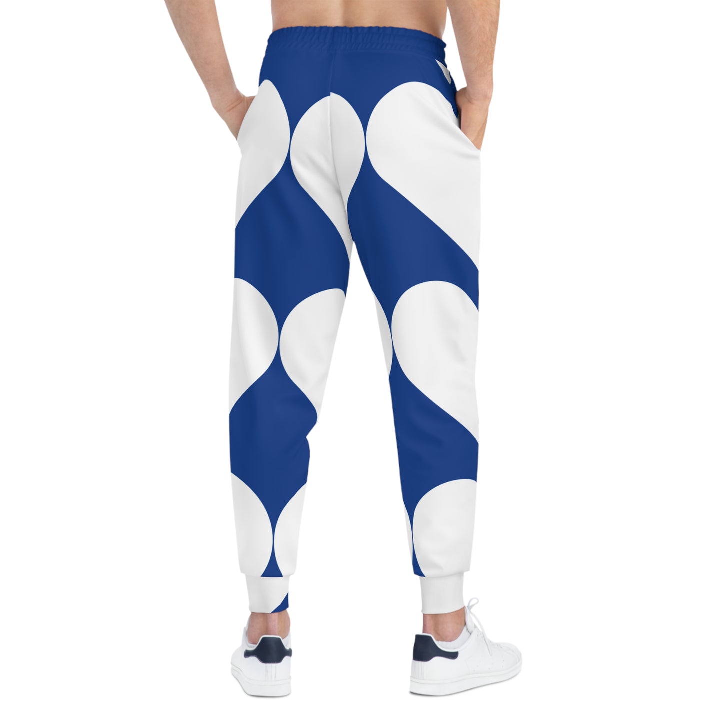 Eco-Friendly Joggers With White Heart Symbol