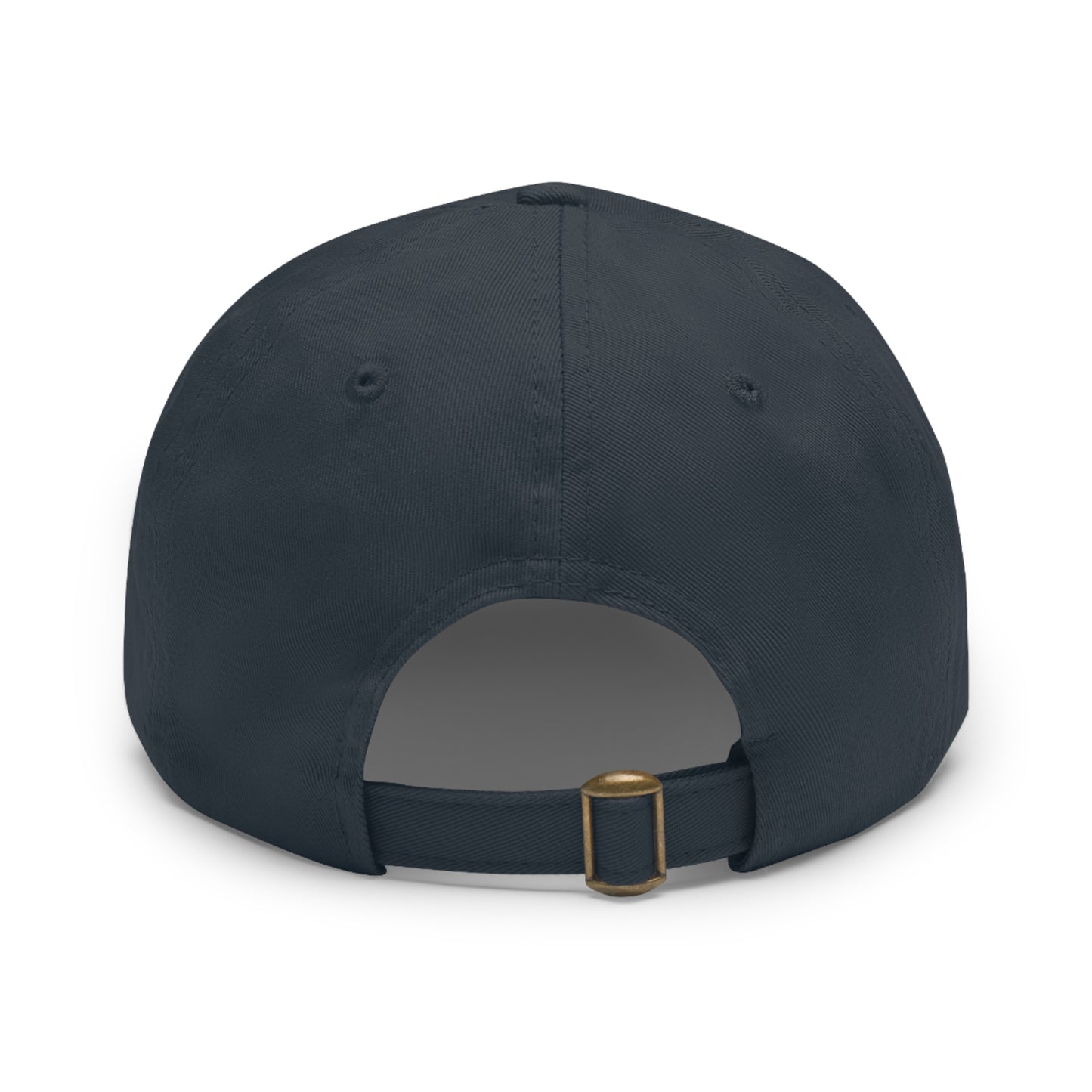 Gorra de papá con parche de cuero de tigre