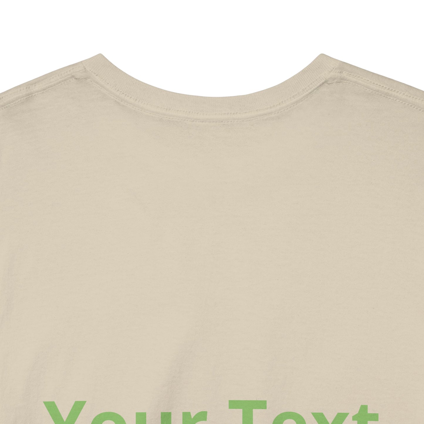 Custom Photo & Text T‑Shirt — Personalized Front/Back Print Tee