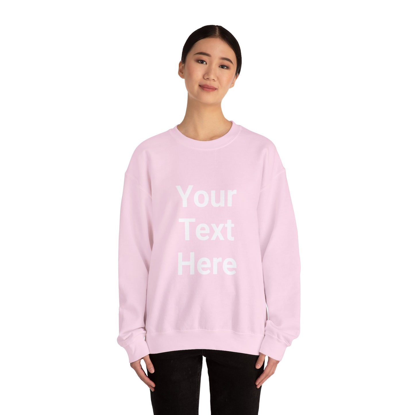 Personaliza esta sudadera de cuello redondo