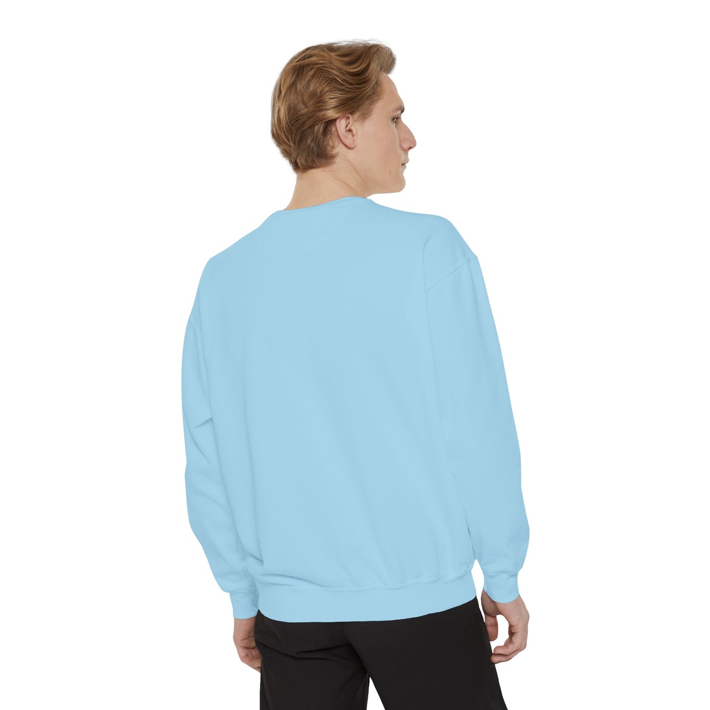 Unisex Garment-Dyed Sweatshirt, Cozy Gift for Her, Relaxed Style for Fall image 8