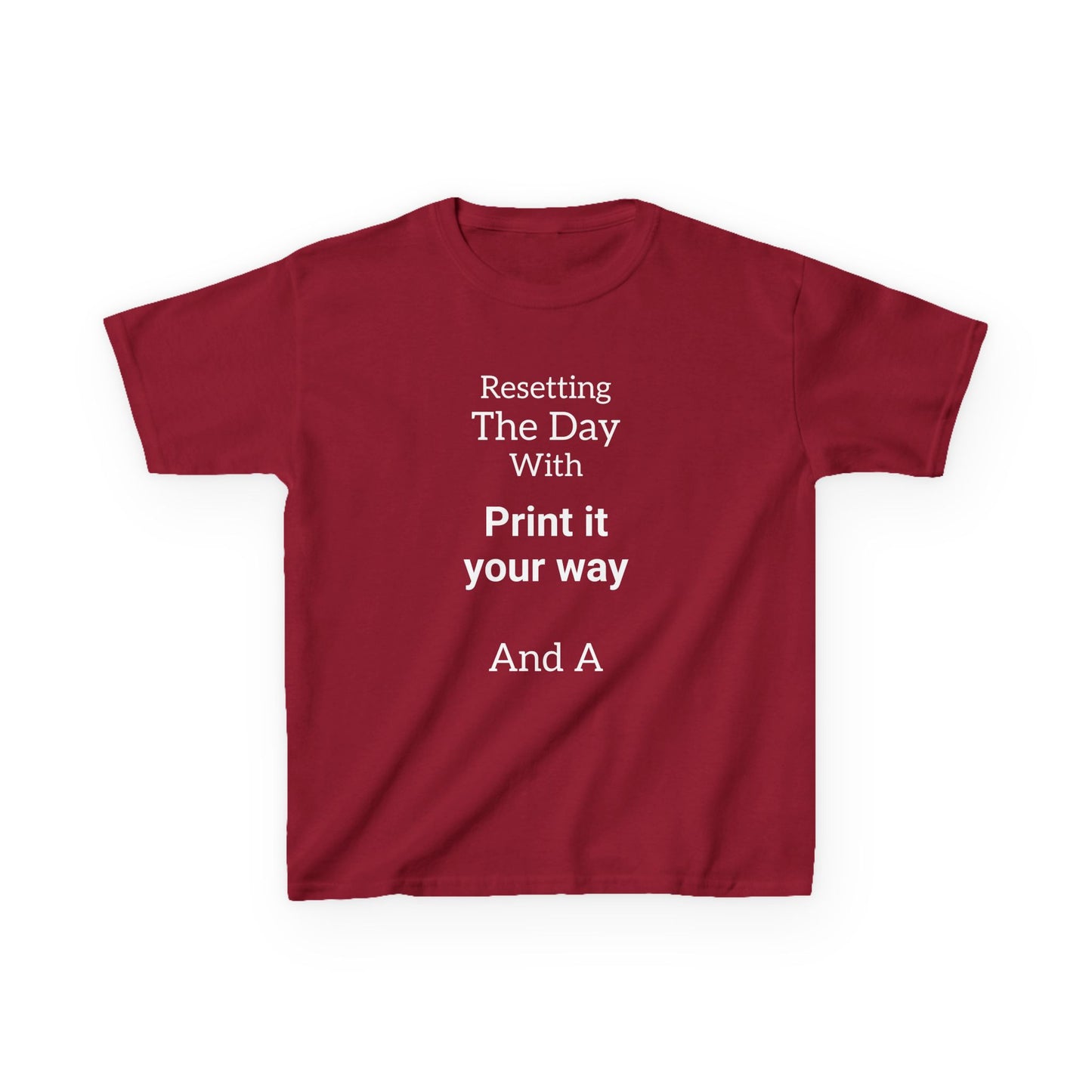 Personalize This T-Shirt For Your Kids