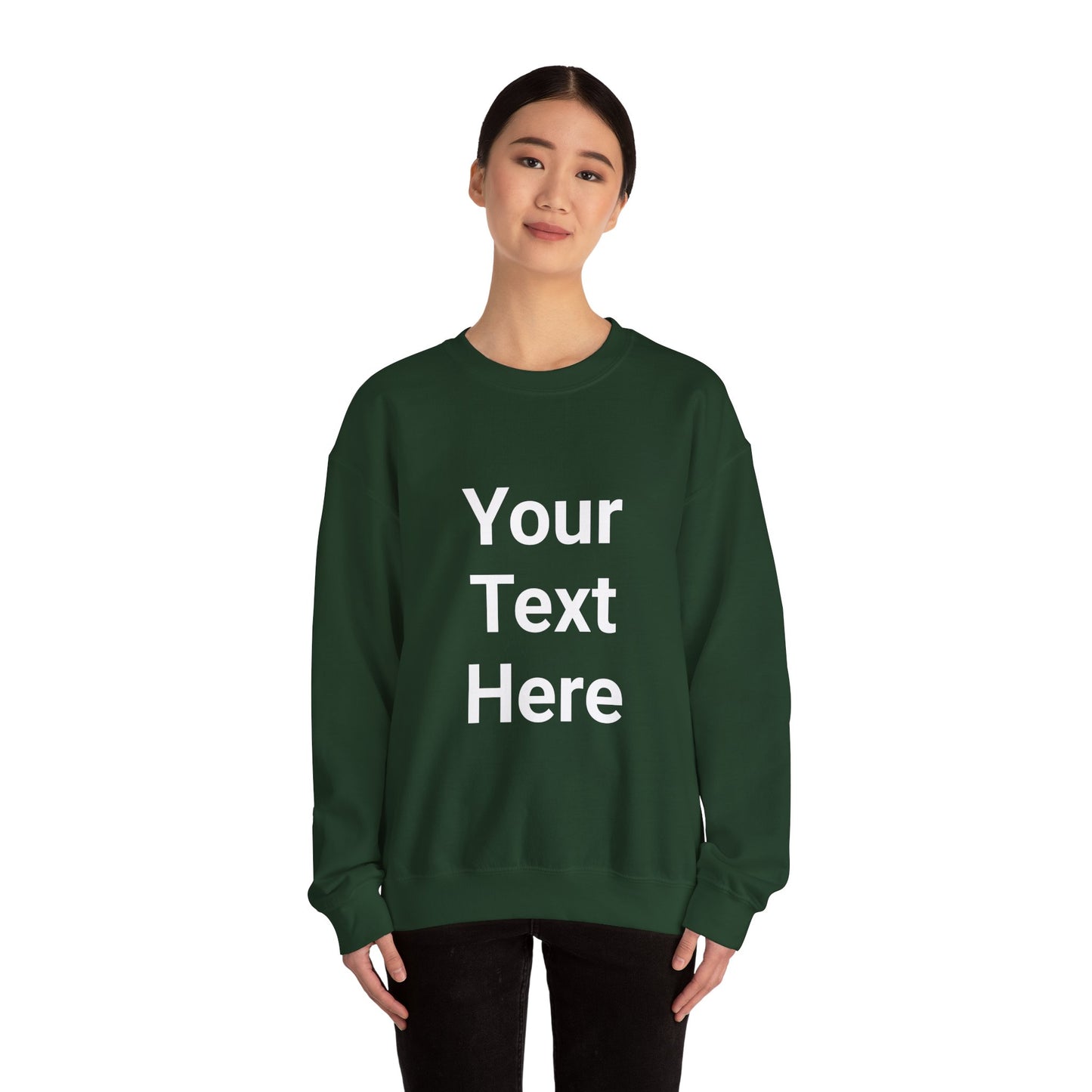 Personaliza esta sudadera de cuello redondo