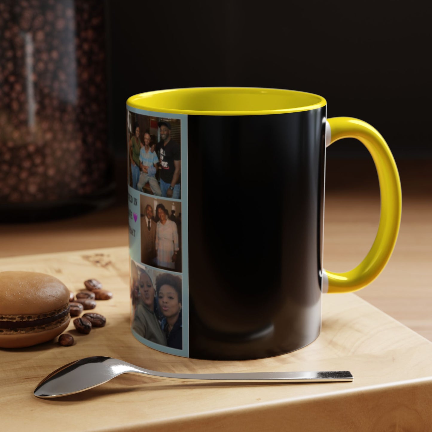 Custom Accent Coffee Mug Custom - Provide Your Text Or Picture