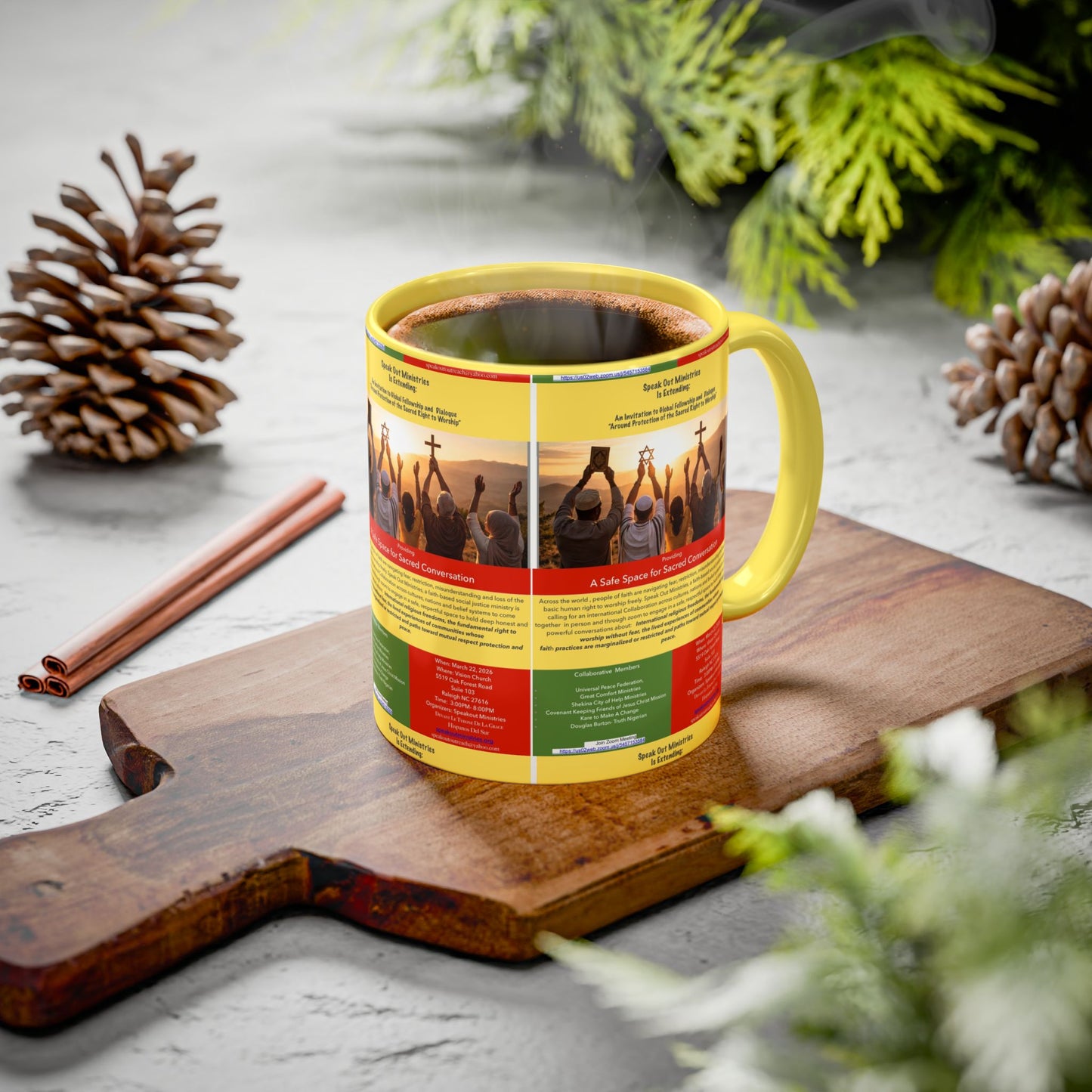 Custom Colorful Mugs (11oz, 15oz)