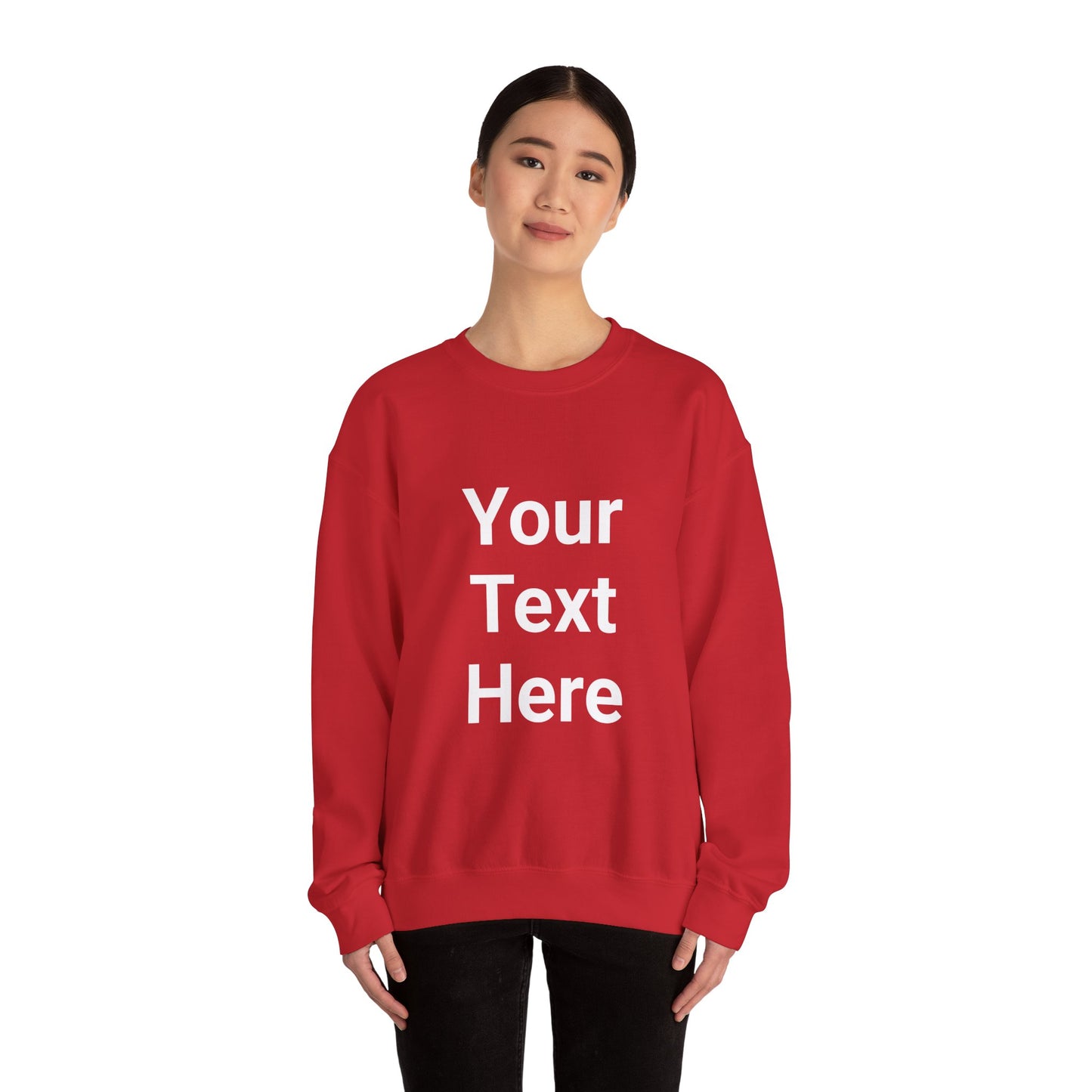 Personaliza esta sudadera de cuello redondo