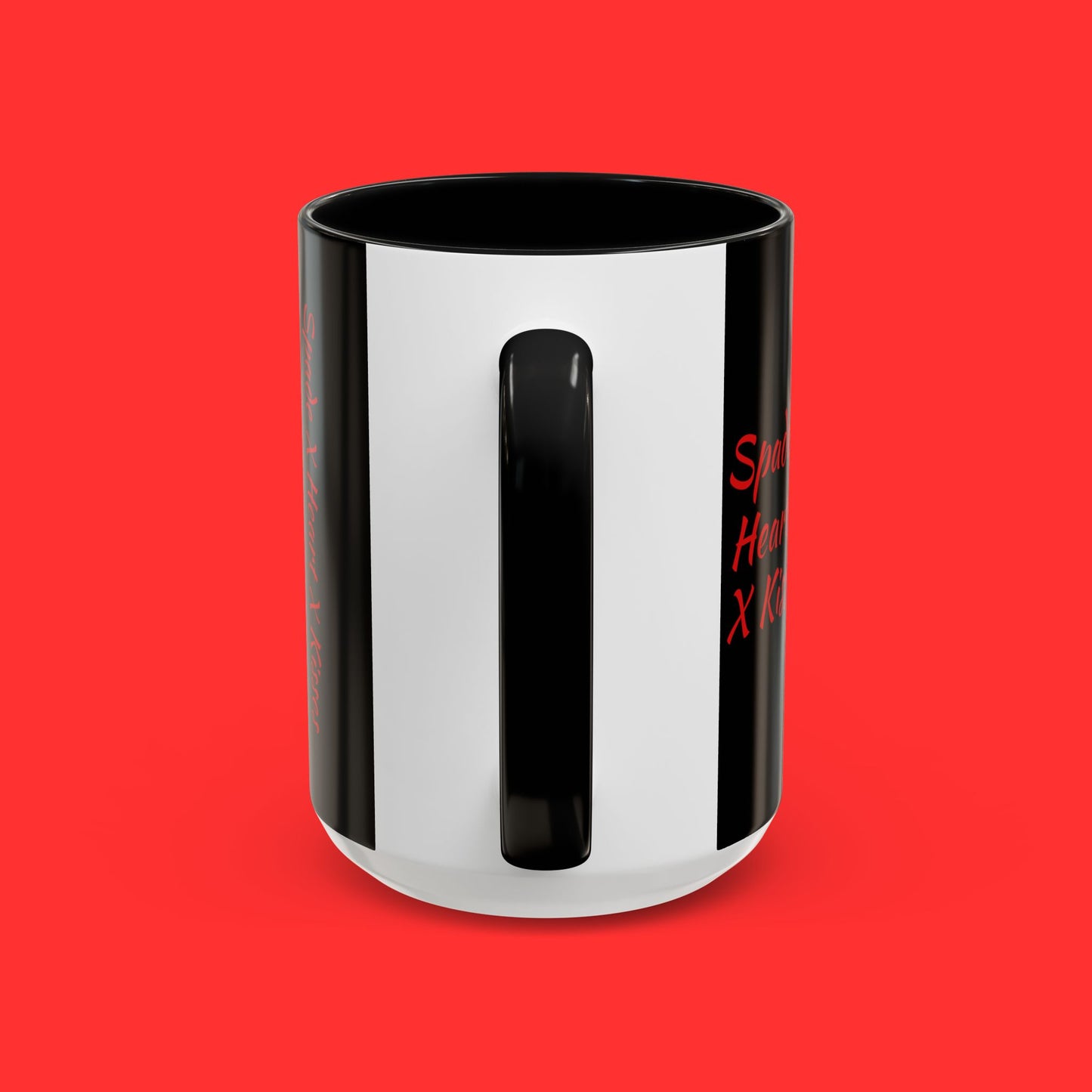 Kisses & X’s Pattern Coffee Mug — Romantic Valentine Accent Mug (11/15oz)