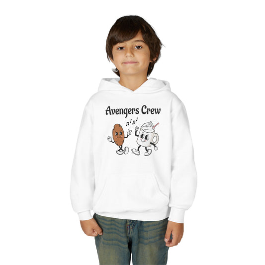 Youth Avengers Crew Hooded Sweatshirt, Boys Hoodie, Cute Sweatshirt Gift image 0