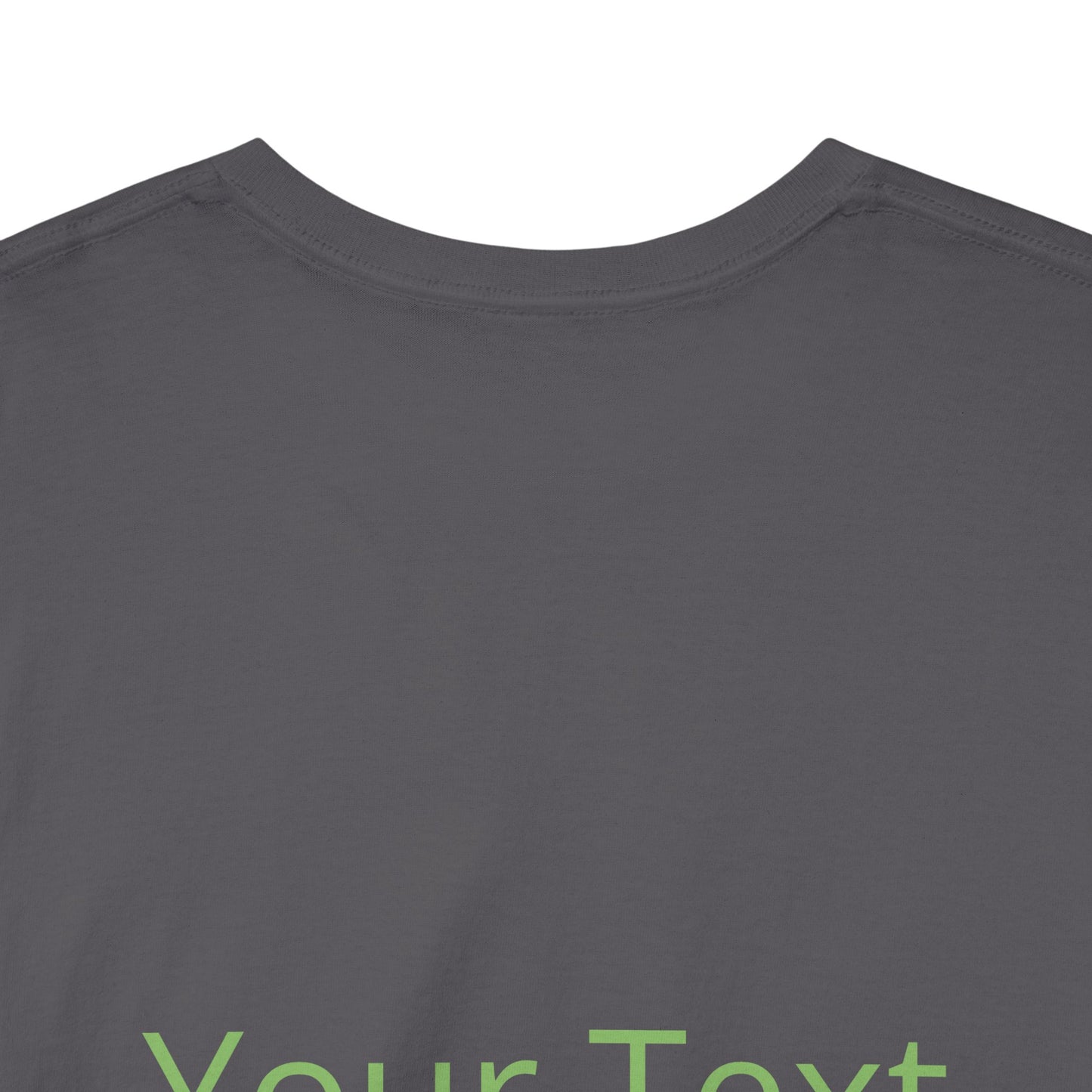 Custom Photo & Text T‑Shirt — Personalized Front/Back Print Tee