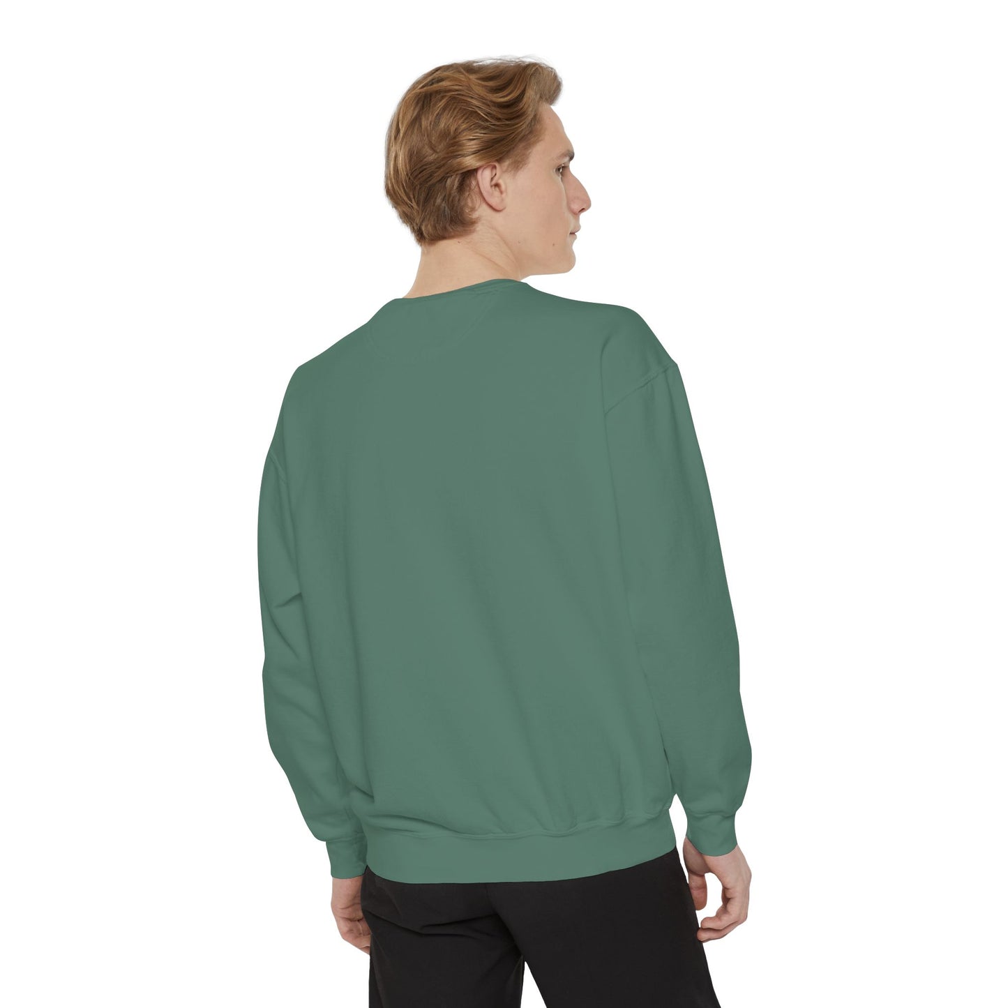 Unisex Garment-Dyed Sweatshirt, Cozy Gift for Her, Relaxed Style for Fall image 14