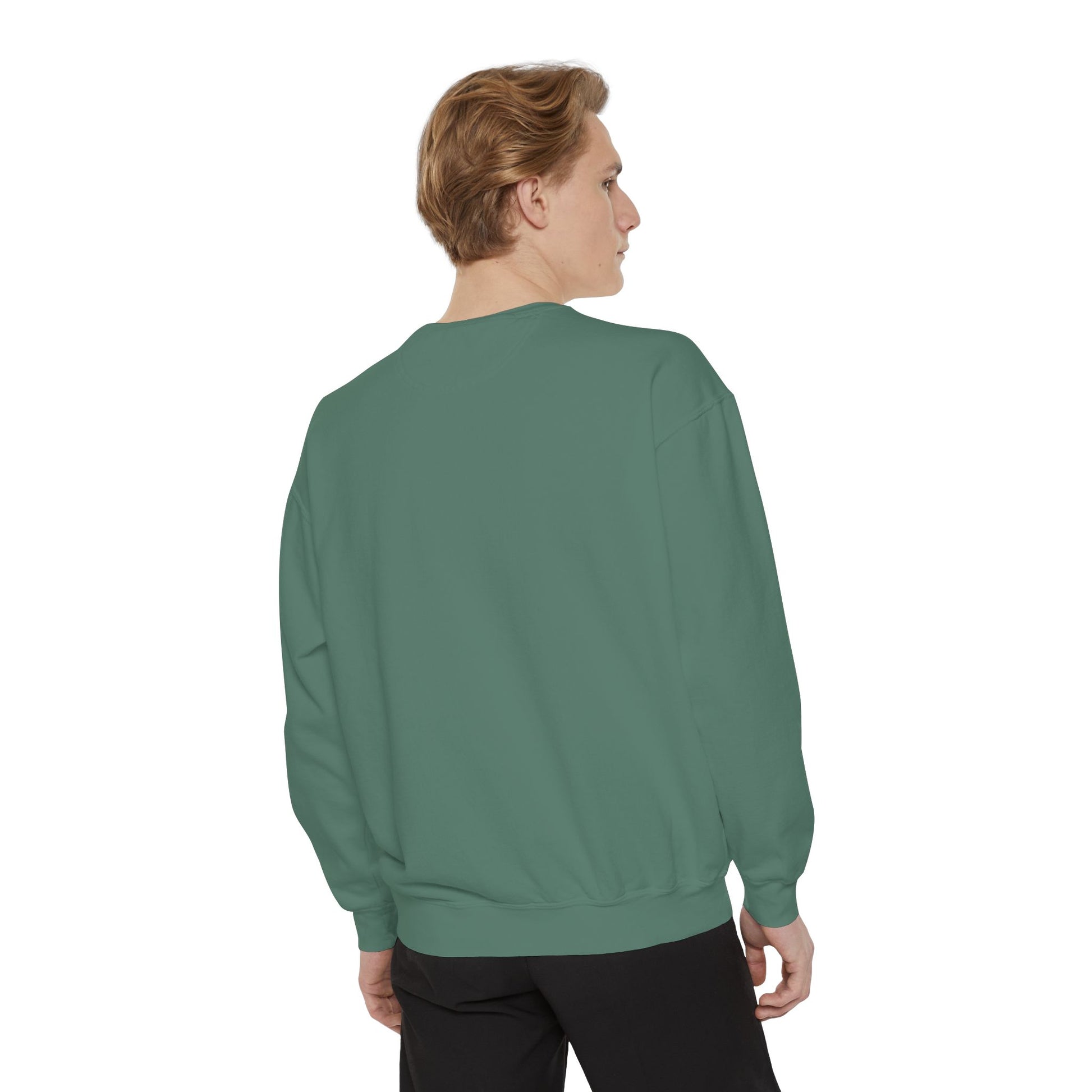 Unisex Garment-Dyed Sweatshirt, Cozy Gift for Her, Relaxed Style for Fall image 14