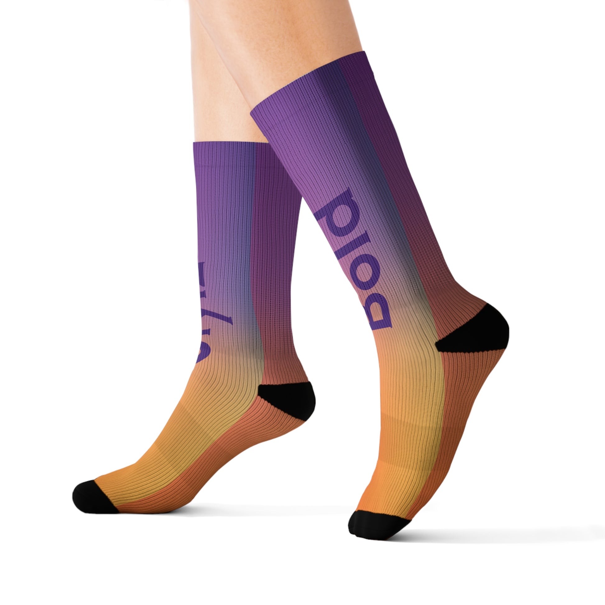 Vibrant Sublimation Socks, Colorful Fashion Statement image 8