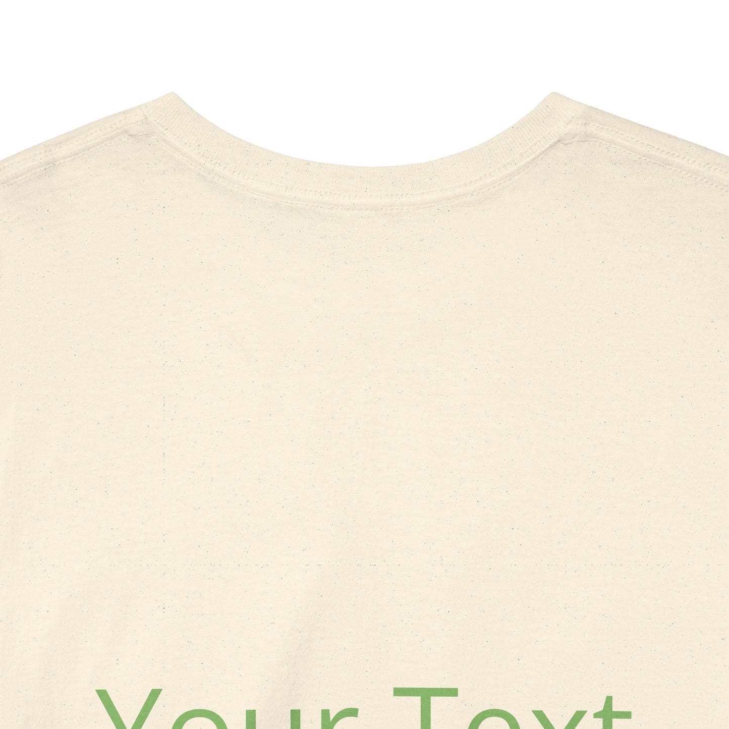 Custom Photo & Text T‑Shirt — Personalized Front/Back Print Tee