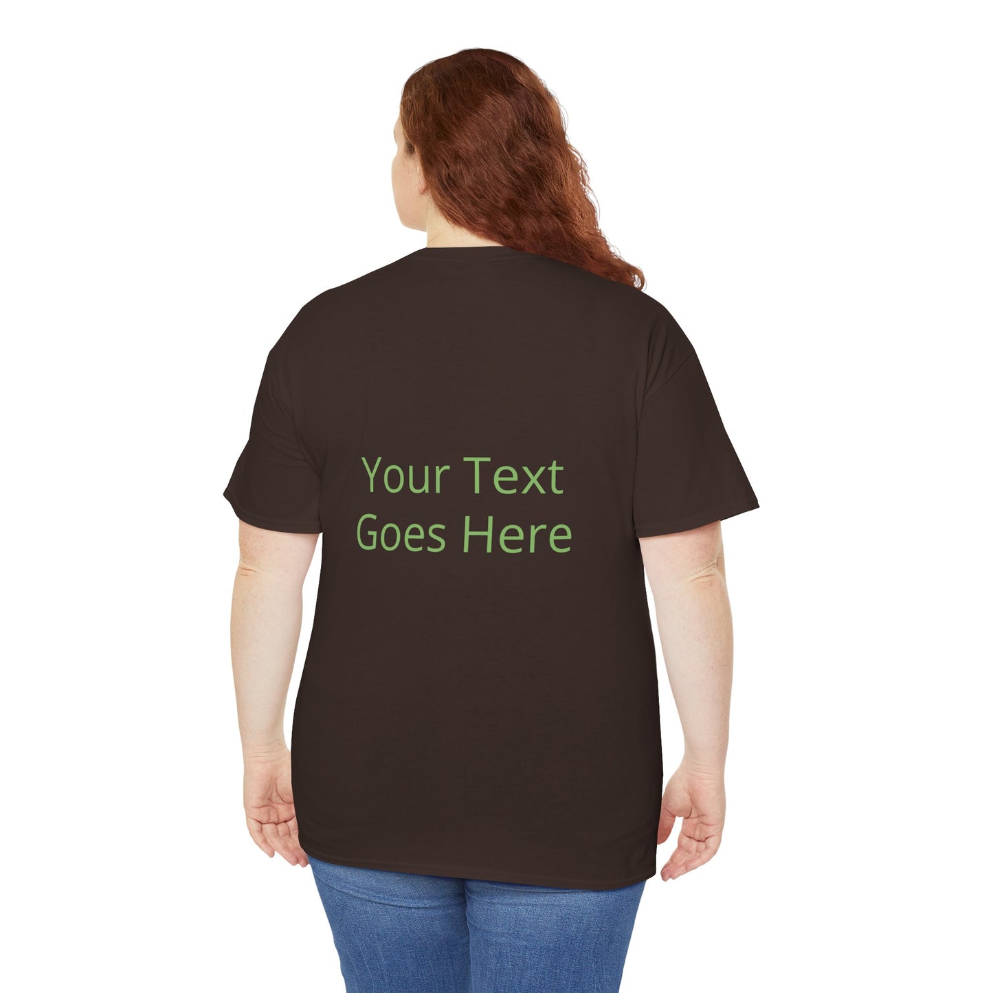 Custom Photo & Text T‑Shirt — Personalized Front/Back Print Tee