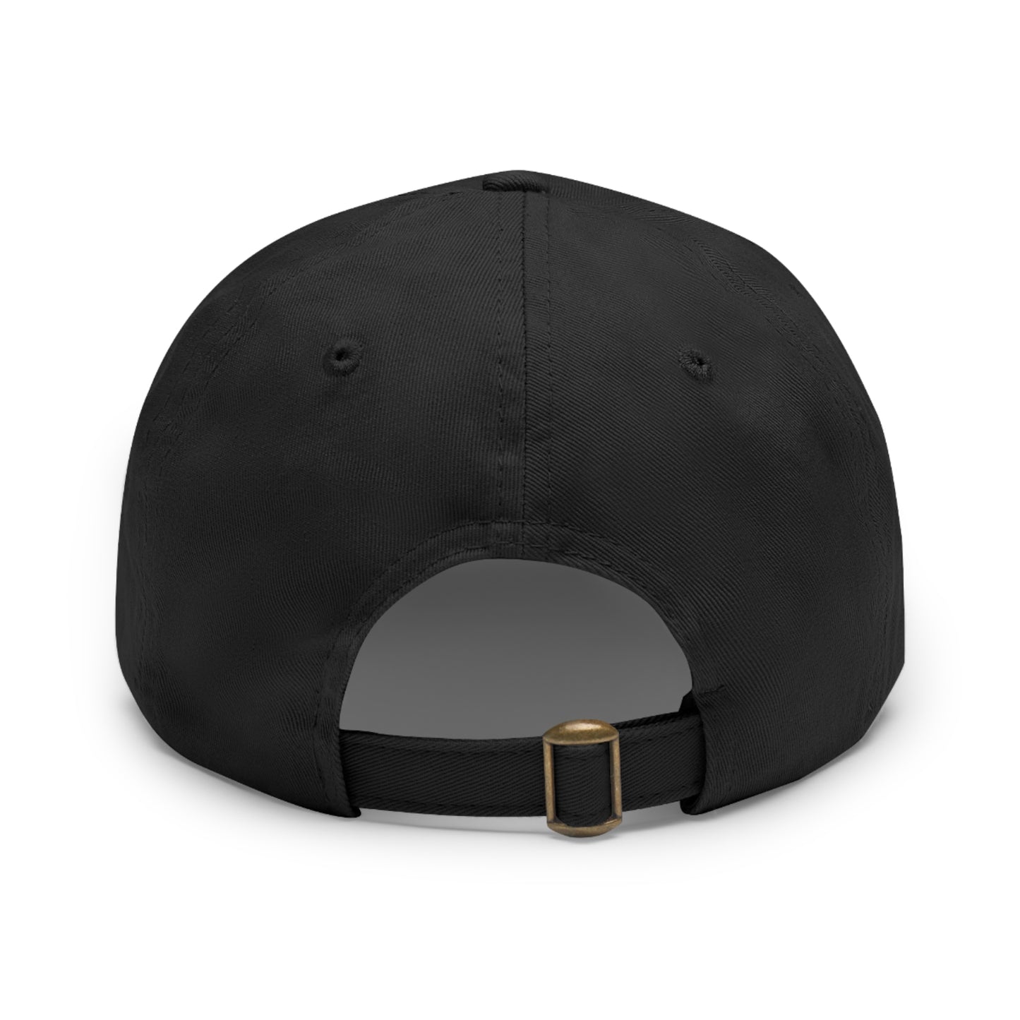 Gorra de papá con parche de cuero de tigre