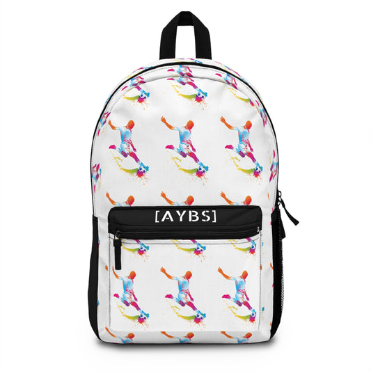 Vibrant Skateboarder Backpack | Stylish School Bag for Students & Adults, Trendy image 0
