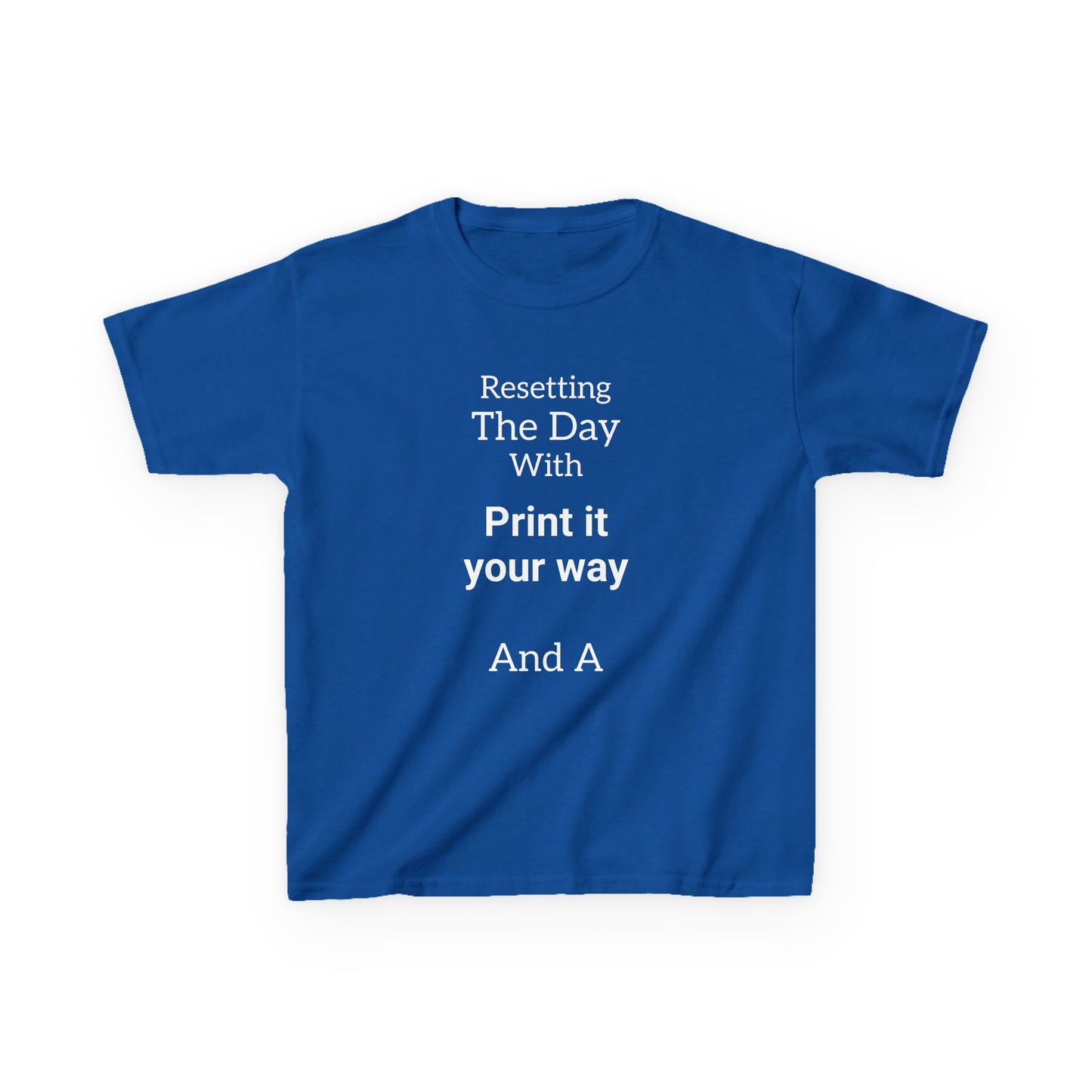 Personalize This T-Shirt For Your Kids
