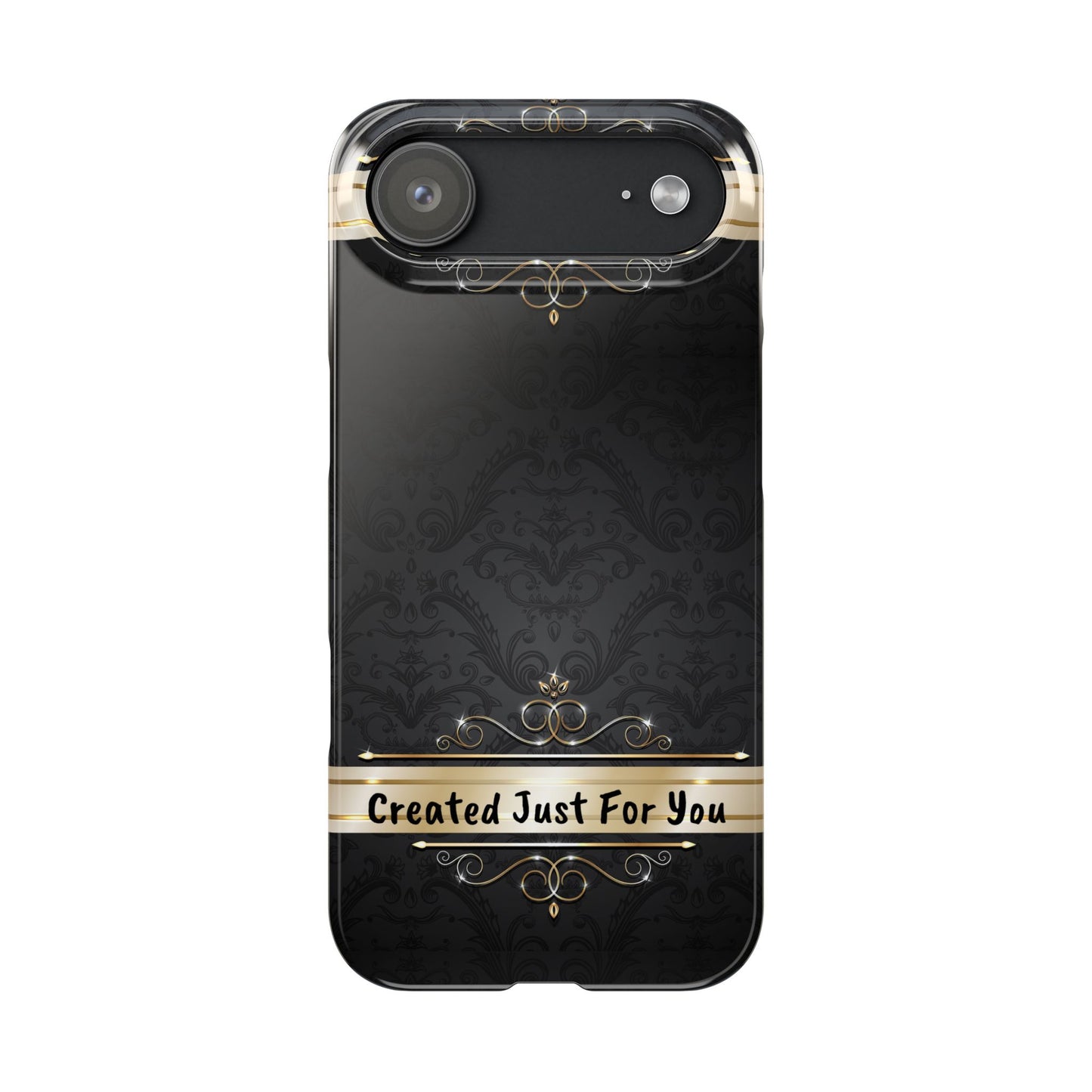 Luxury Phone Case - Black & Gold  Design, Slim Fit, Stylish Unique Gift image 13