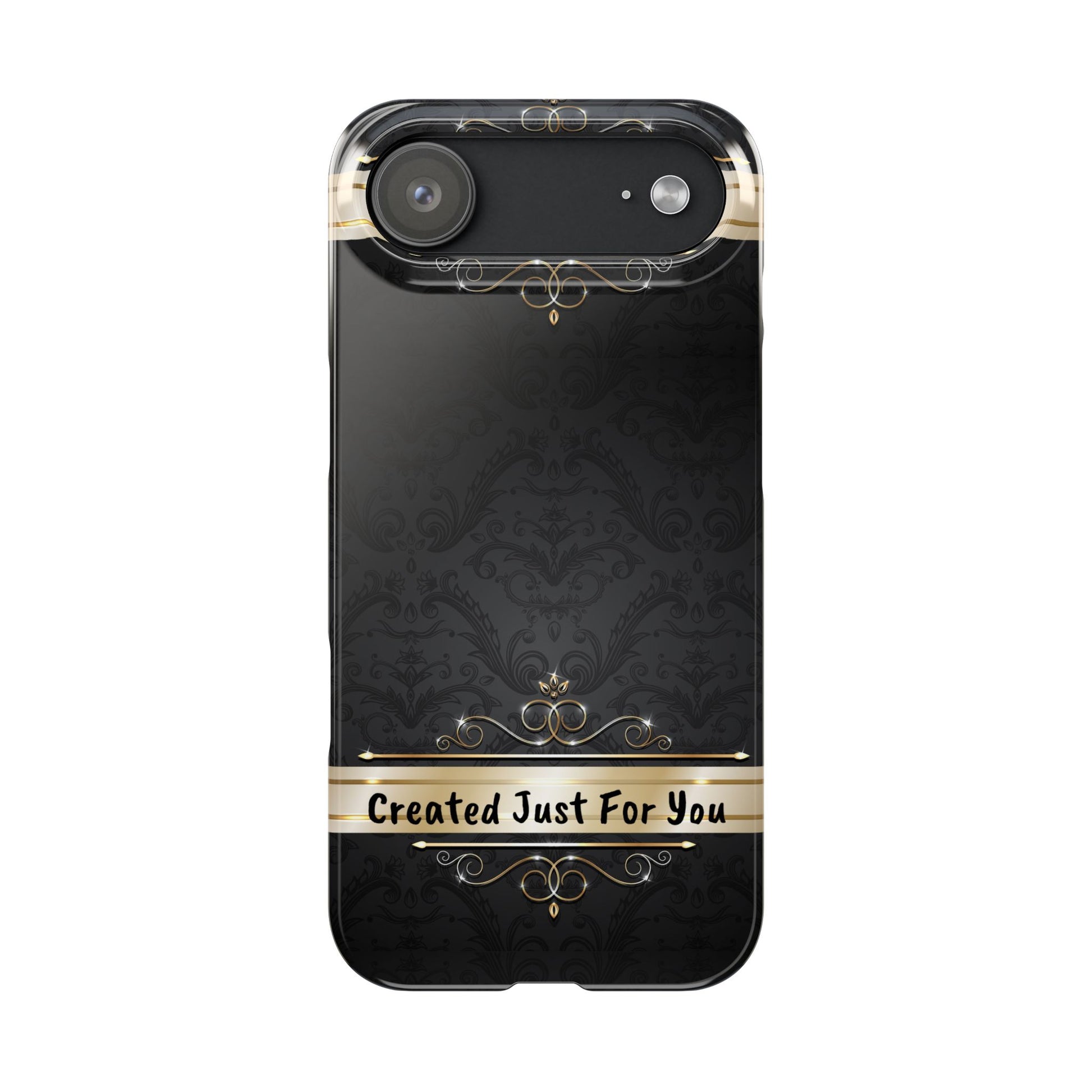 Luxury Phone Case - Black & Gold  Design, Slim Fit, Stylish Unique Gift image 13