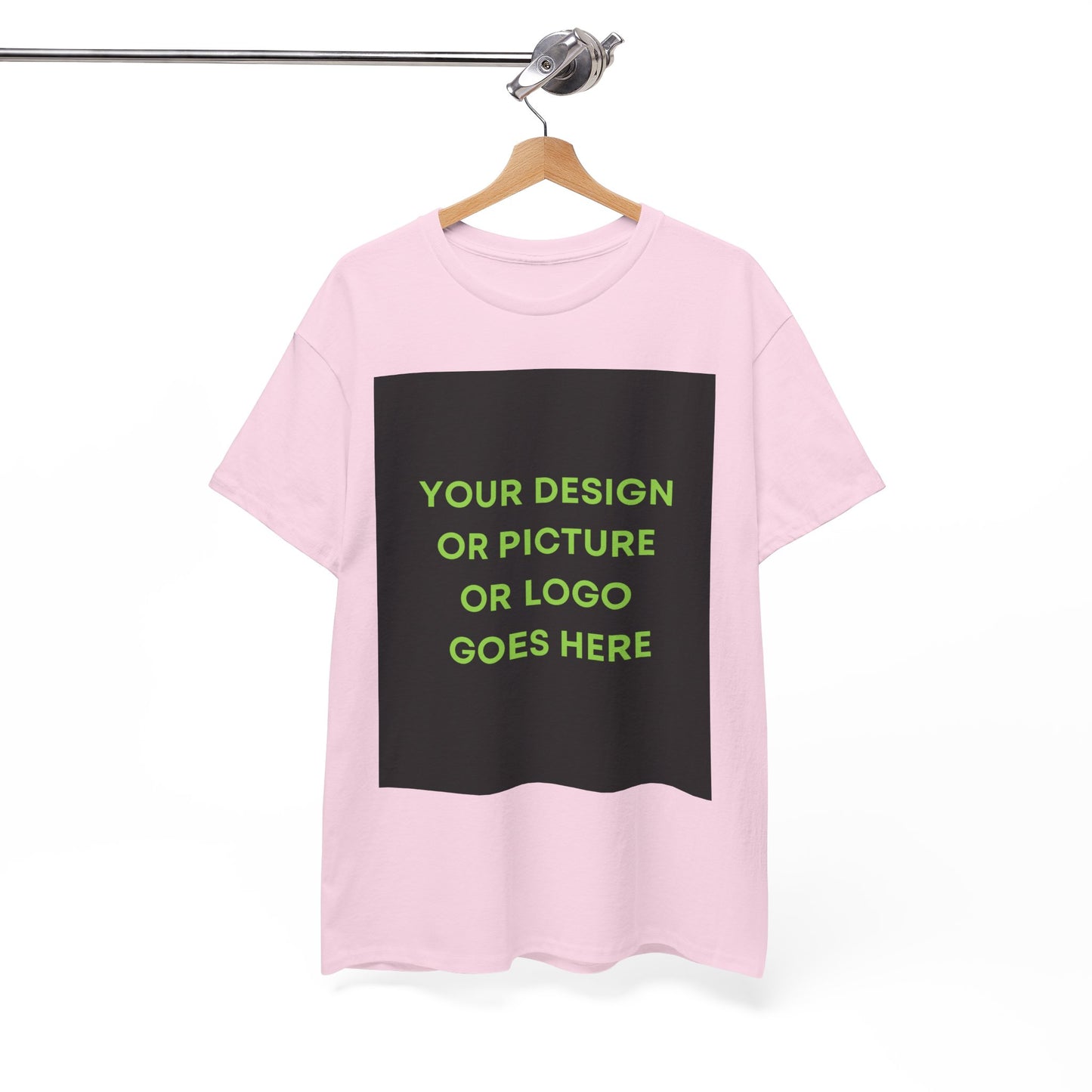 Custom Photo & Text T‑Shirt — Personalized Front/Back Print Tee