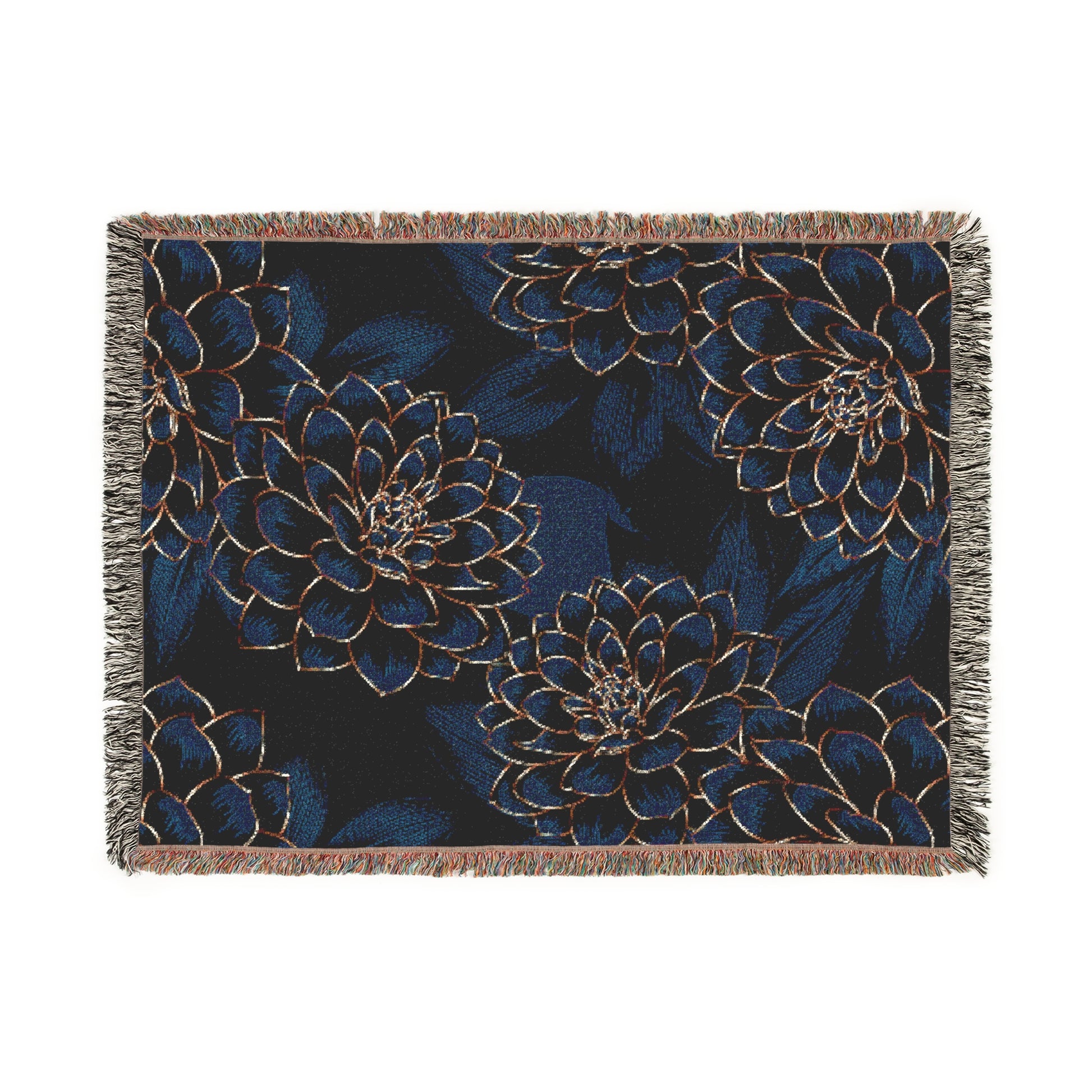 Cozy Floral Woven Blanket - Perfect for Home Decor, Gifts, Snuggling, Bedspread image 4