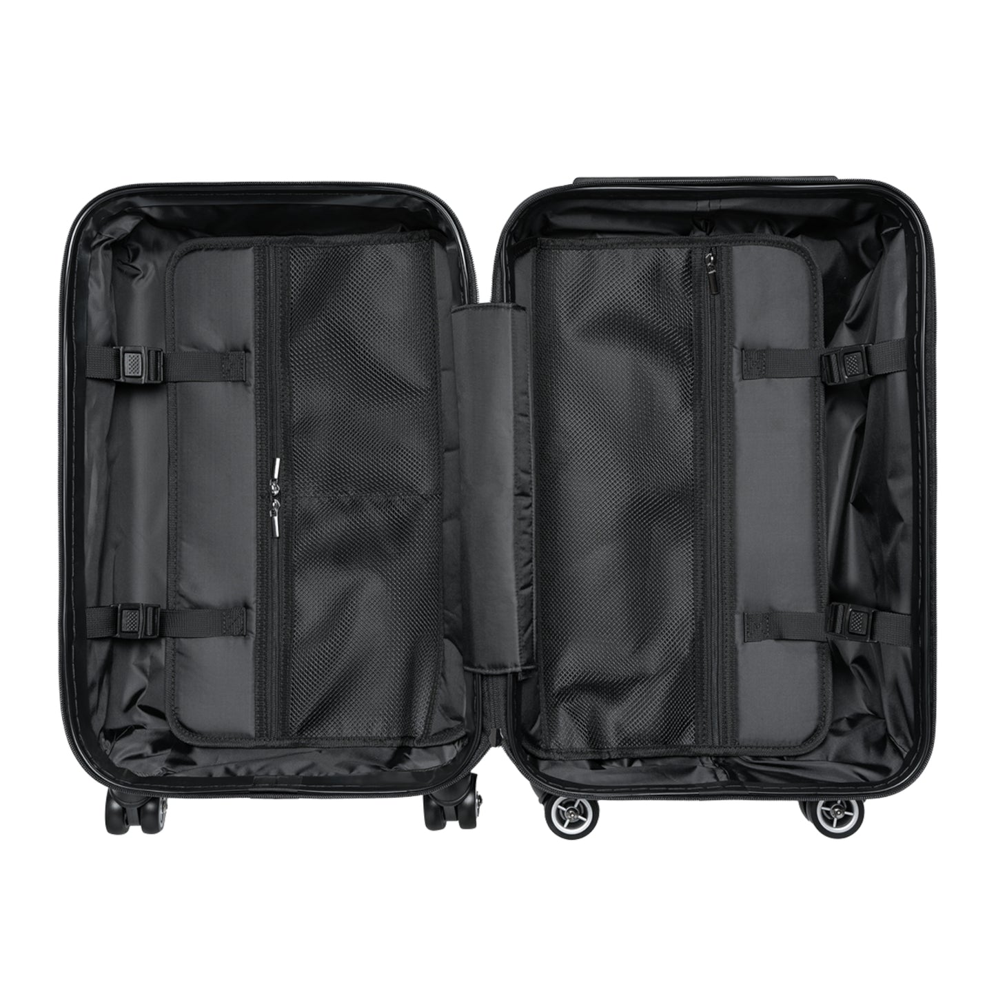 Spiral Pattern Suitcase | Unique Gift for Travelers | Black and Purple Design image 2