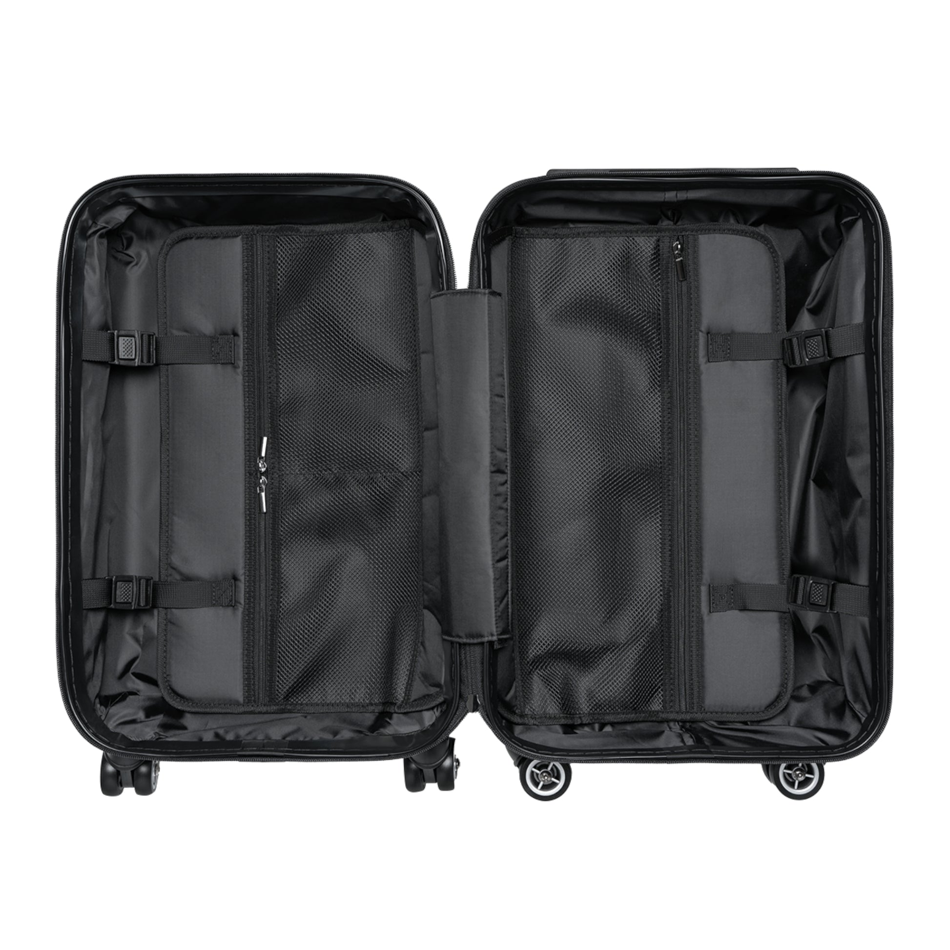 Spiral Pattern Suitcase | Unique Gift for Travelers | Black and Purple Design image 2