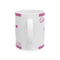 Get Your Groves On ceramic coffee mug with glossy finish and vibrant design