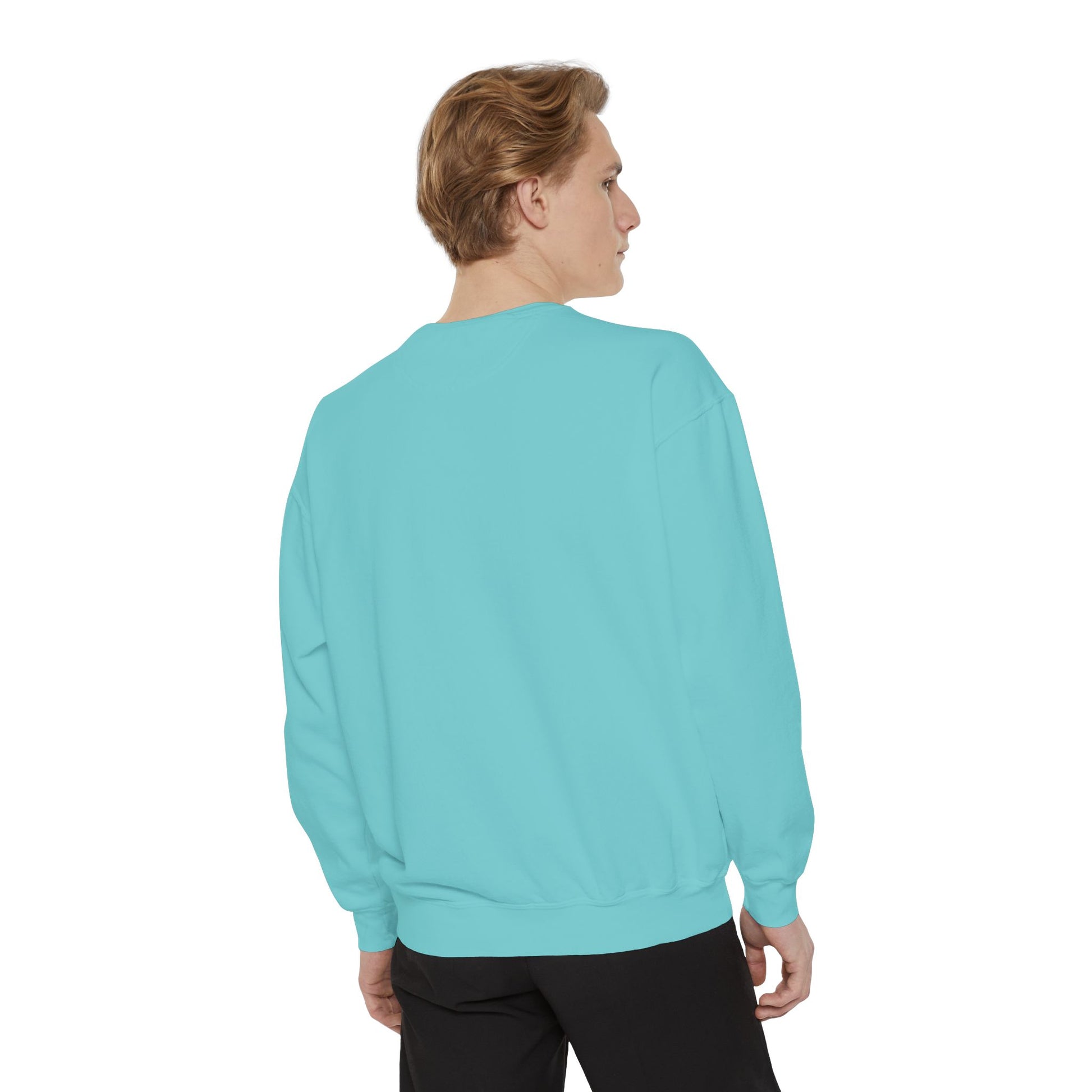 Unisex Garment-Dyed Sweatshirt, Cozy Gift for Her, Relaxed Style for Fall image 6