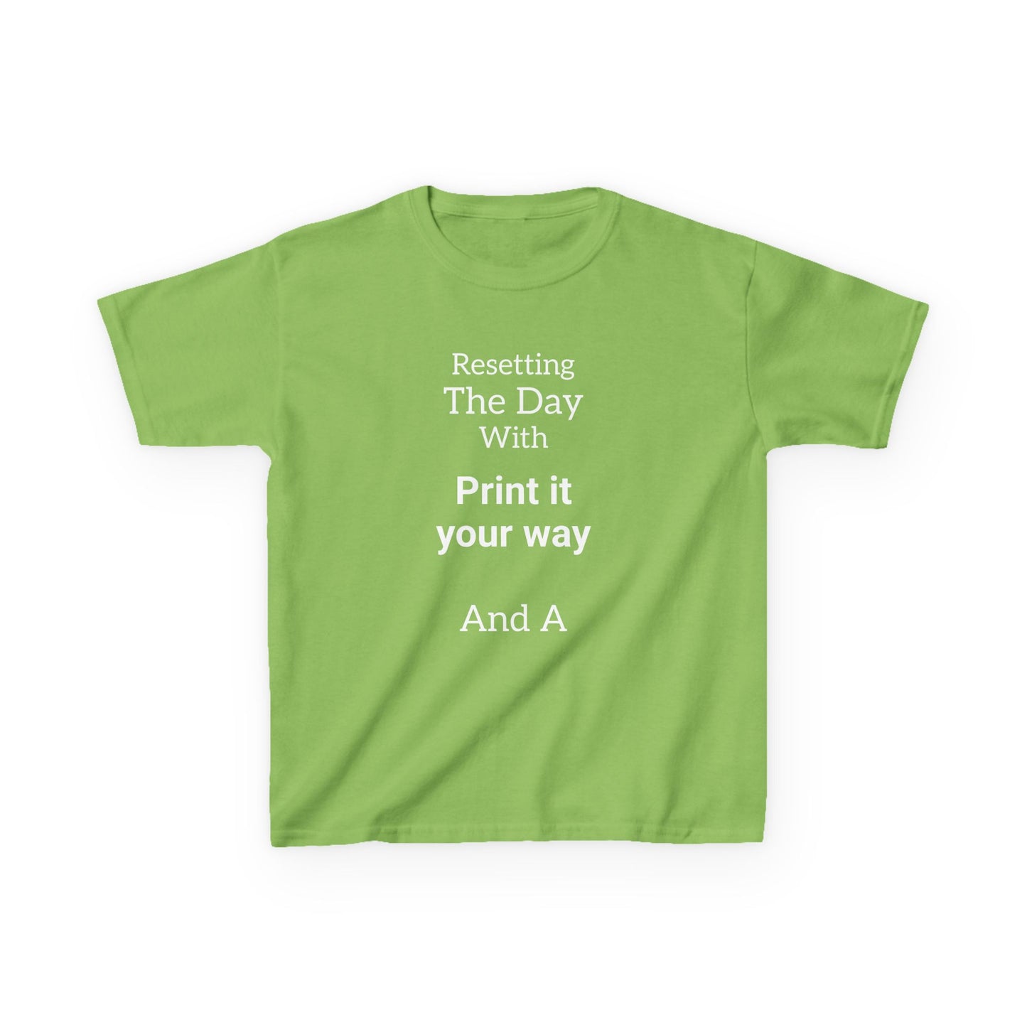 Personalize This T-Shirt For Your Kids