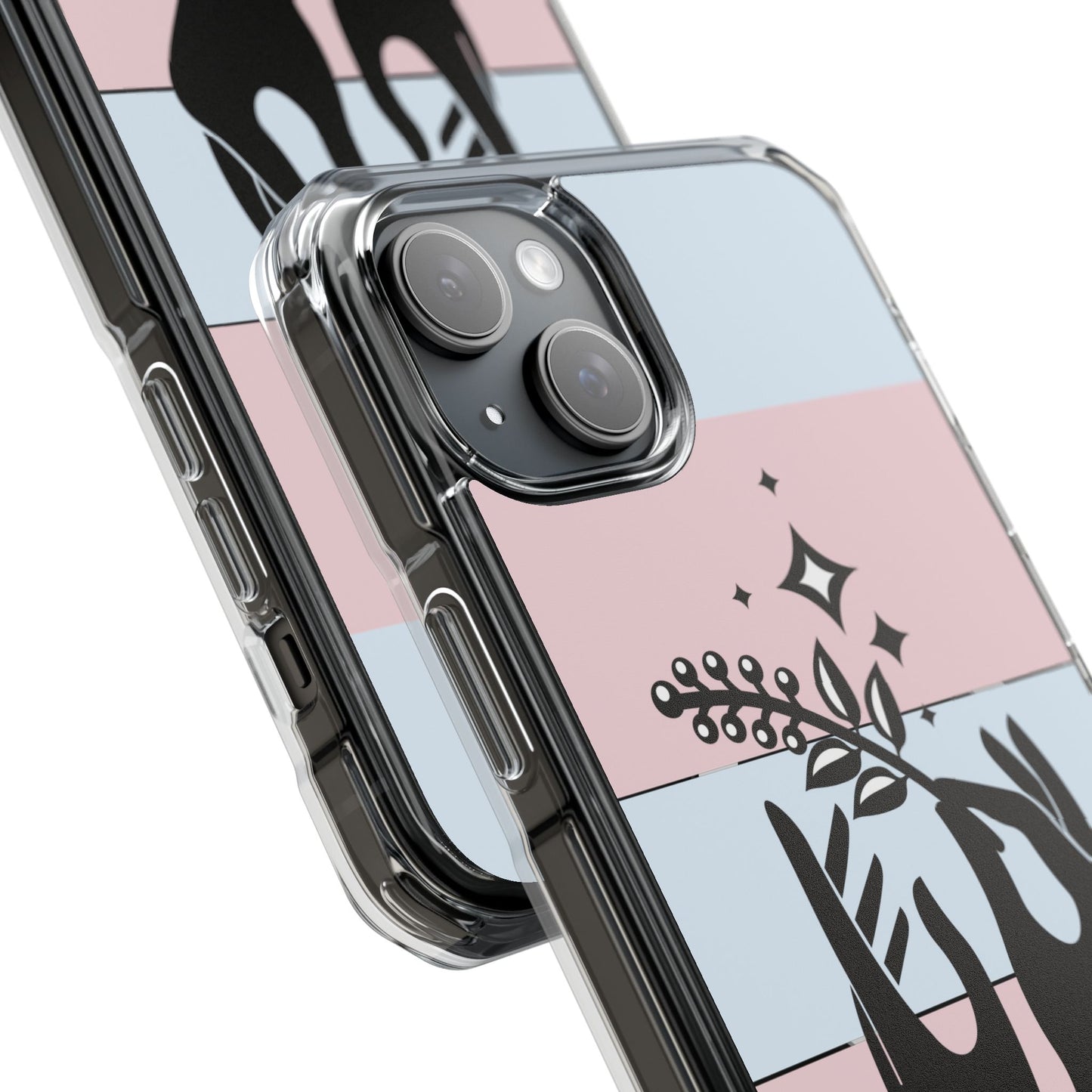 Fierce Baddie Vibes Magnetic Phone Case, Unique Clear Impact Case Trendy image 5