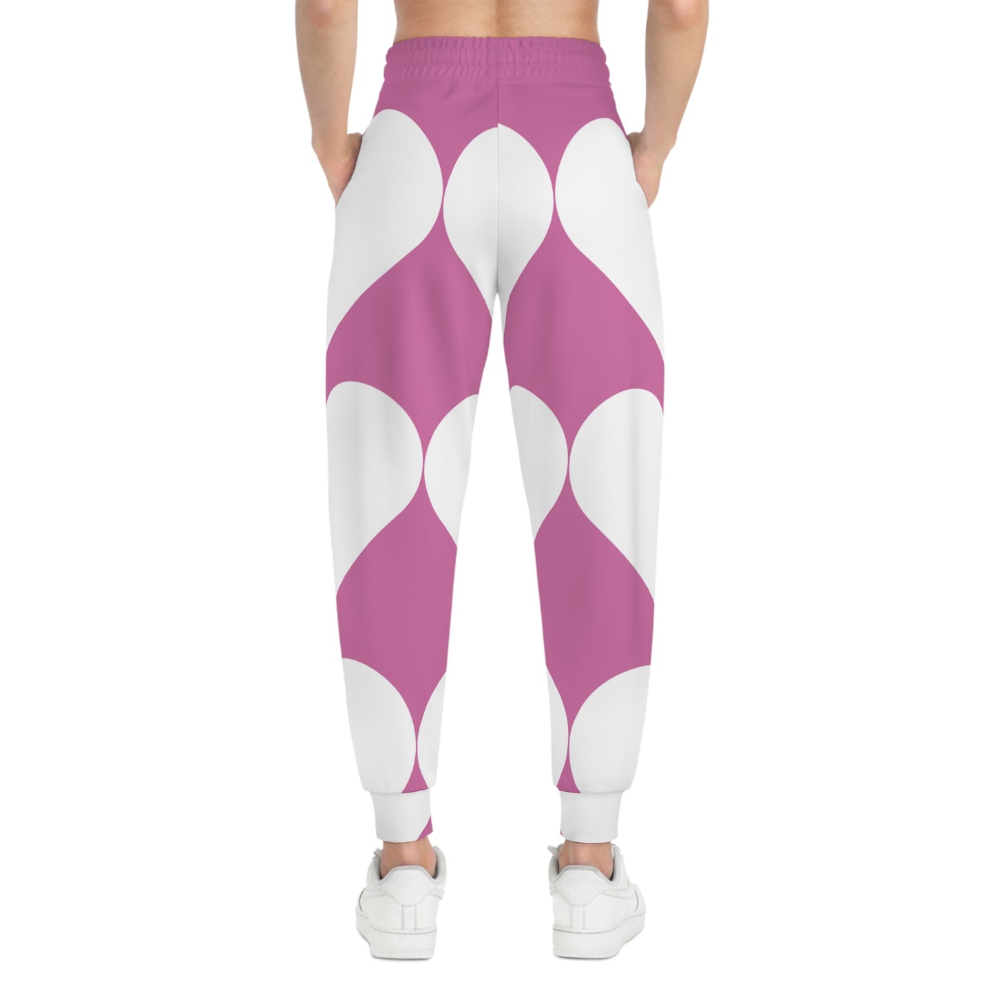 Eco-Friendly Joggers With White Heart Symbol For Women