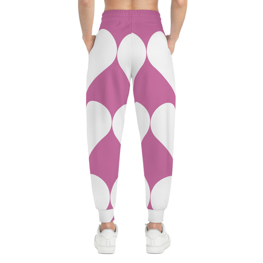 Eco-Friendly Joggers With White Heart Symbol For Women