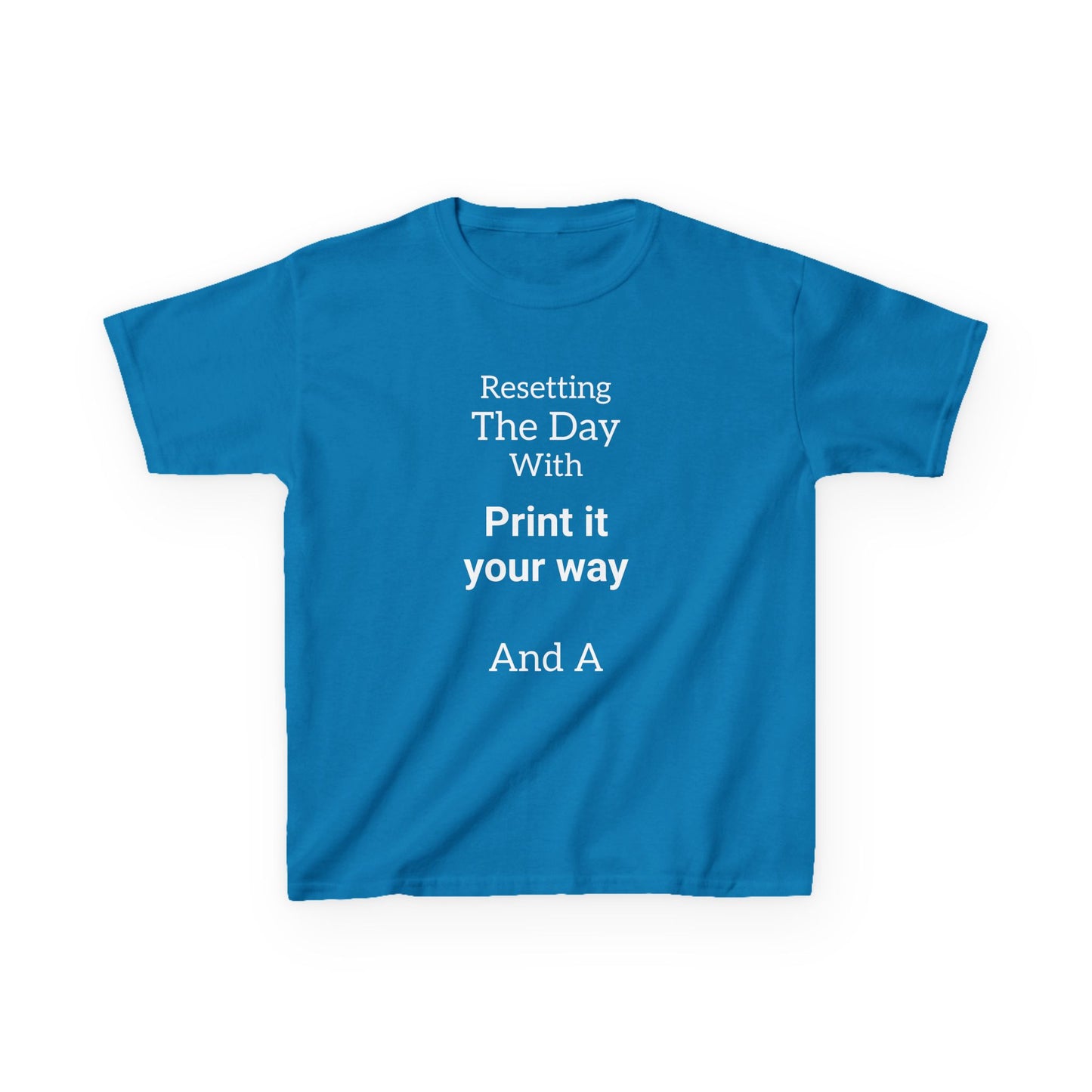 Personalize This T-Shirt For Your Kids