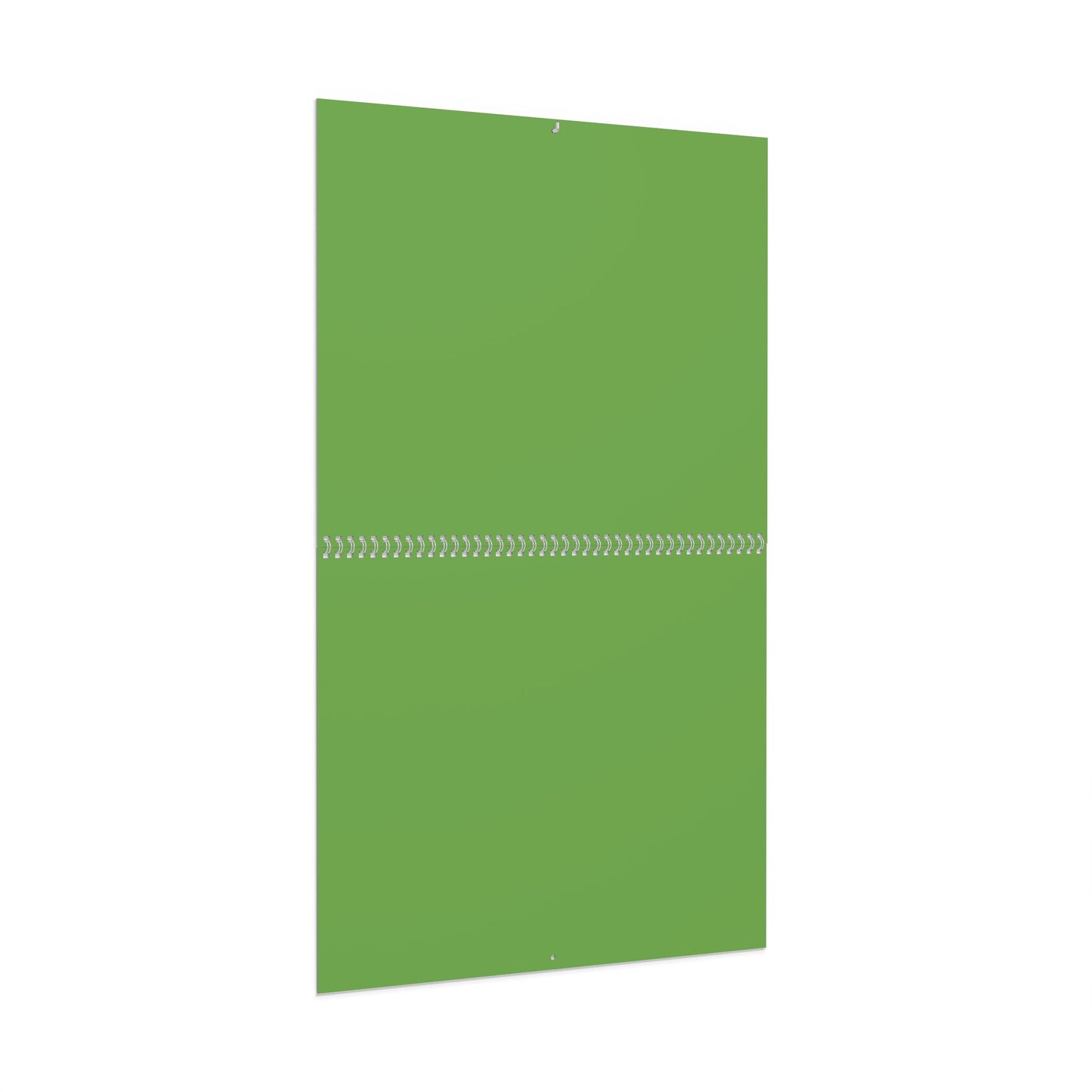 Green panel with a silver zipper on a white background