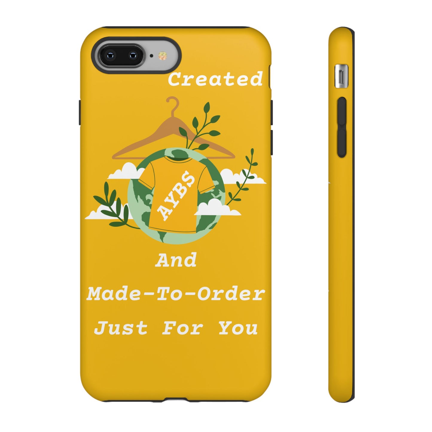 Peach Print Phone Case, Cute Tough Case, Mobile Gift Cover for Fruit Lovers image 3