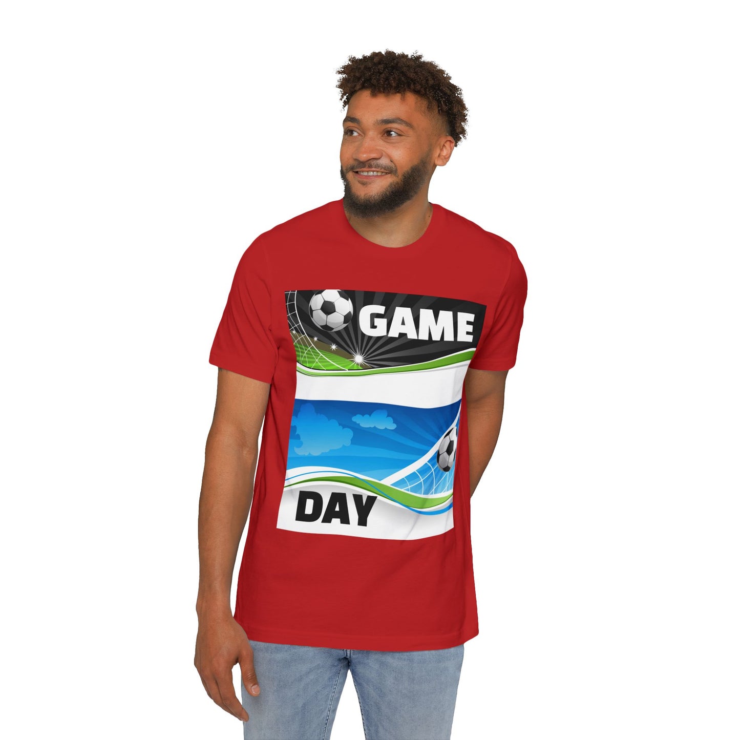Game Day Soccer T-Shirt | Motivational Sports Tee | Unisex Jersey Shirt  image 6