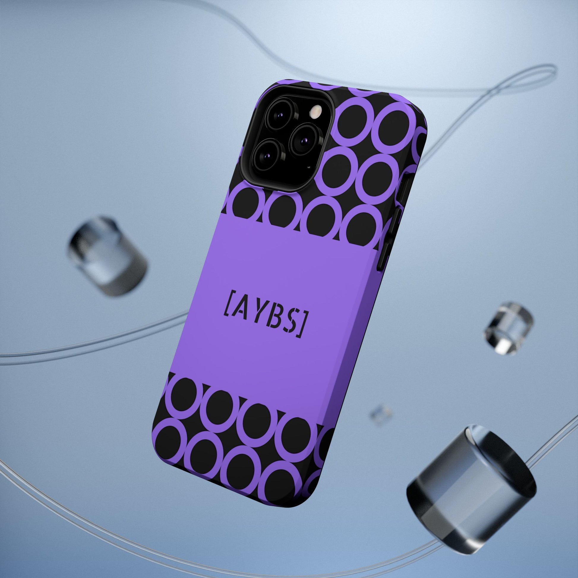 Purple Polka Dot Phone Case | Impact-Resistant Protection, Stylish Accessory image 11