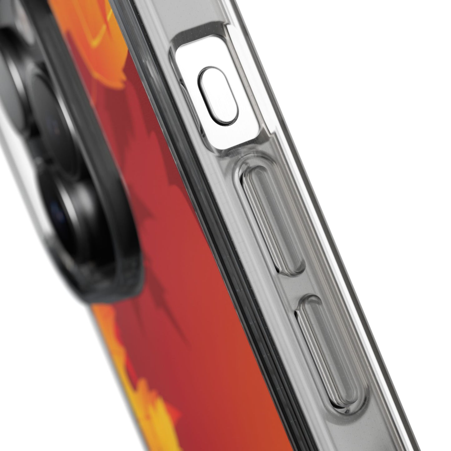 Autumn-Themed Clear Phone Case, Fall Season iPhone Cover, Transparent Case image 8