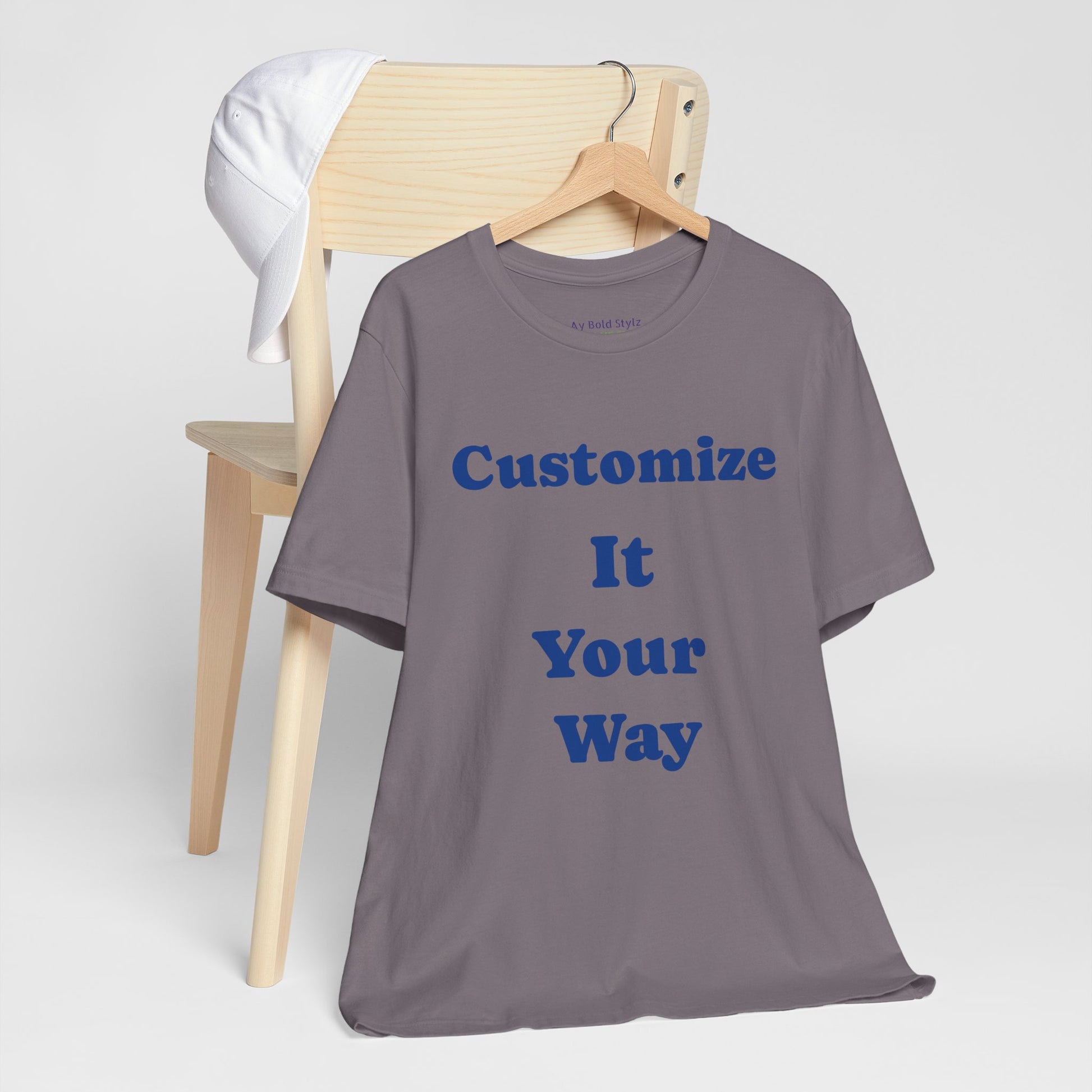 Customize Your Way Unisex Tee, Custom Graphic T-Shirt, Unique Gift for Him/Her image 13