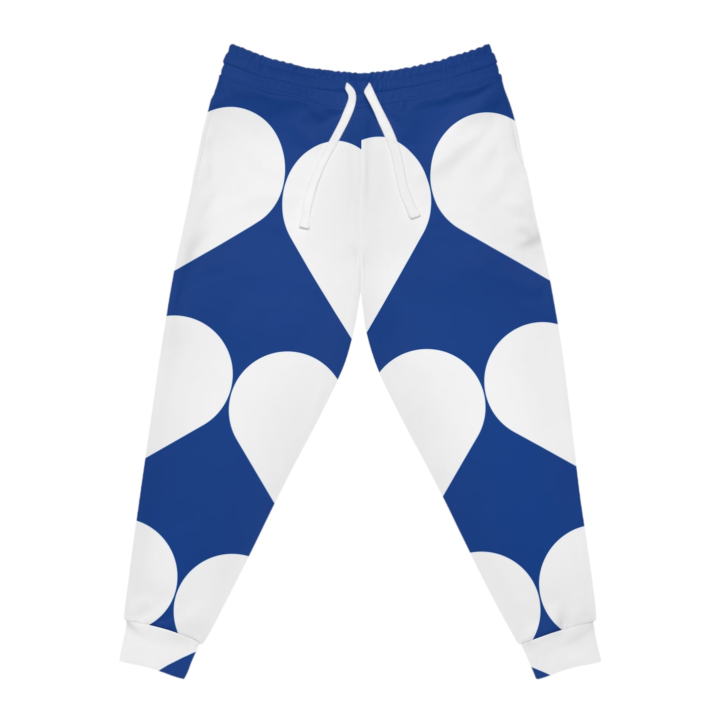 Eco-Friendly Joggers With White Heart Symbol