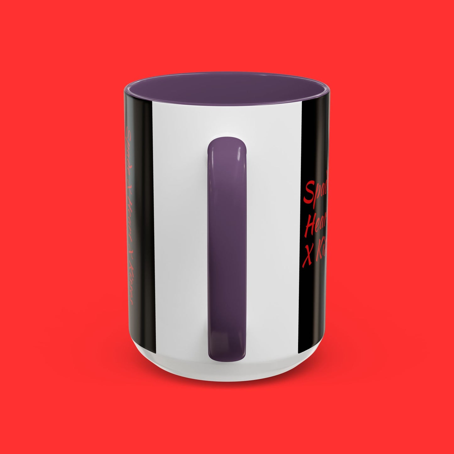 Kisses & X’s Pattern Coffee Mug — Romantic Valentine Accent Mug (11/15oz)