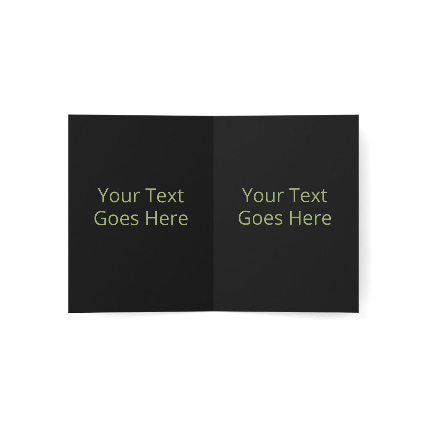 Personalize This Folded Greeting Cards With Your Photo &Text