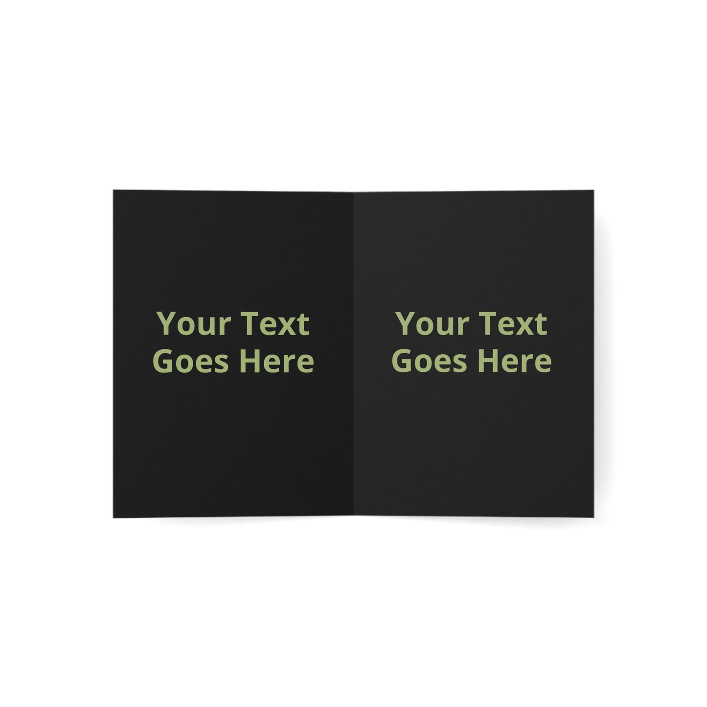 Personalize This Folded Greeting Cards With Your Photo &Text