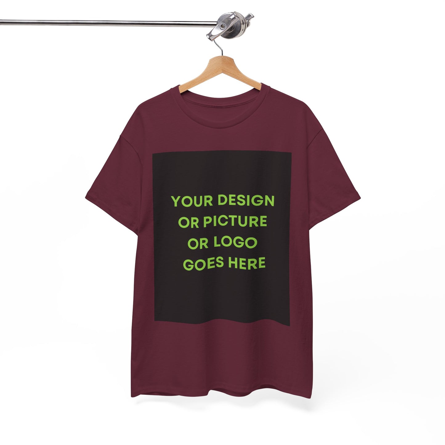 Custom Photo & Text T‑Shirt — Personalized Front/Back Print Tee