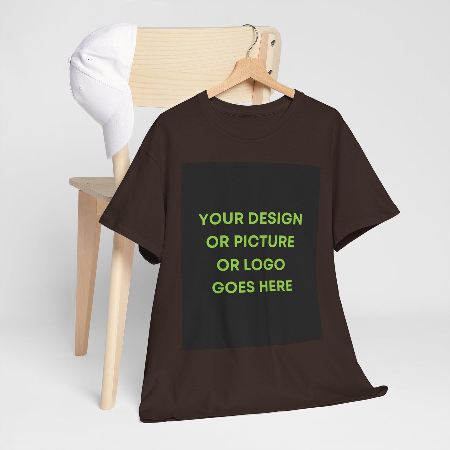 Custom Photo & Text T‑Shirt — Personalized Front/Back Print Tee