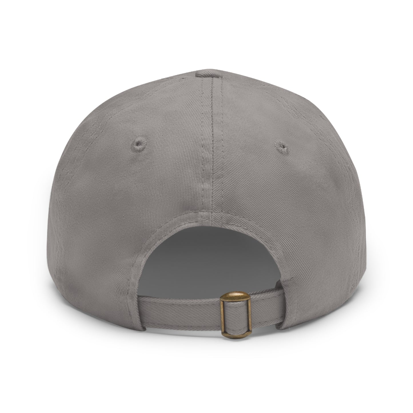 Gorra de papá con parche de cuero de tigre